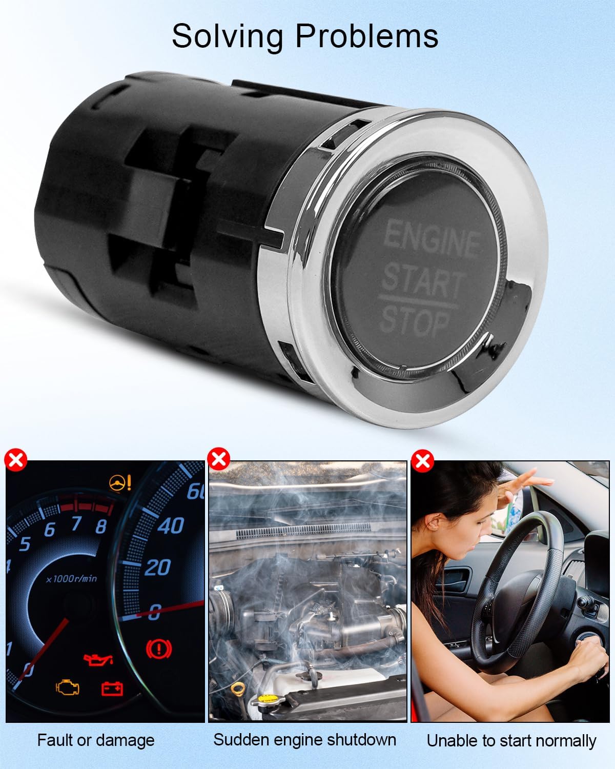 Ignition Starter Switch Replace 35881-Tg7-A03 Fit For Honda Pilot Ridgeline Passport 2016 2017 2018 2019 Replace 35881-Tg7-701 3