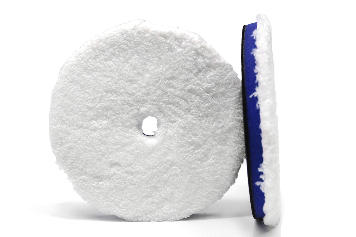 Maxshine Microfiber 6    Polishing Foam Pad For Cutting - Hook And Loop, For Da And Rotary Polishers, Ultra-Soft Microfiber Pad