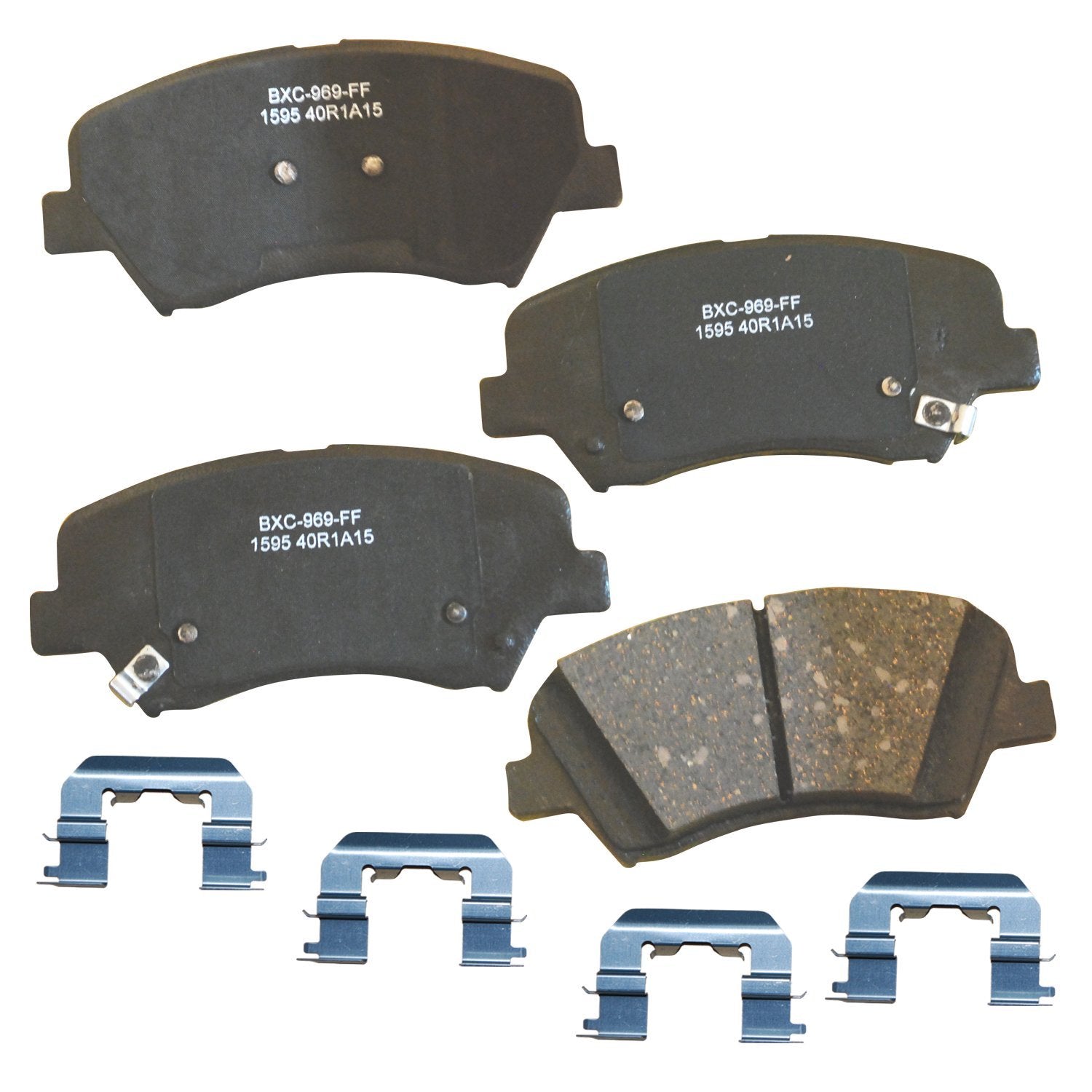 Bendix Premium Sbc1595 Ceramic Front Brake Pads For Select Models Hyundai Elantra, Elantra Coupe, Gt, Veloster, Kia Forte, Forte