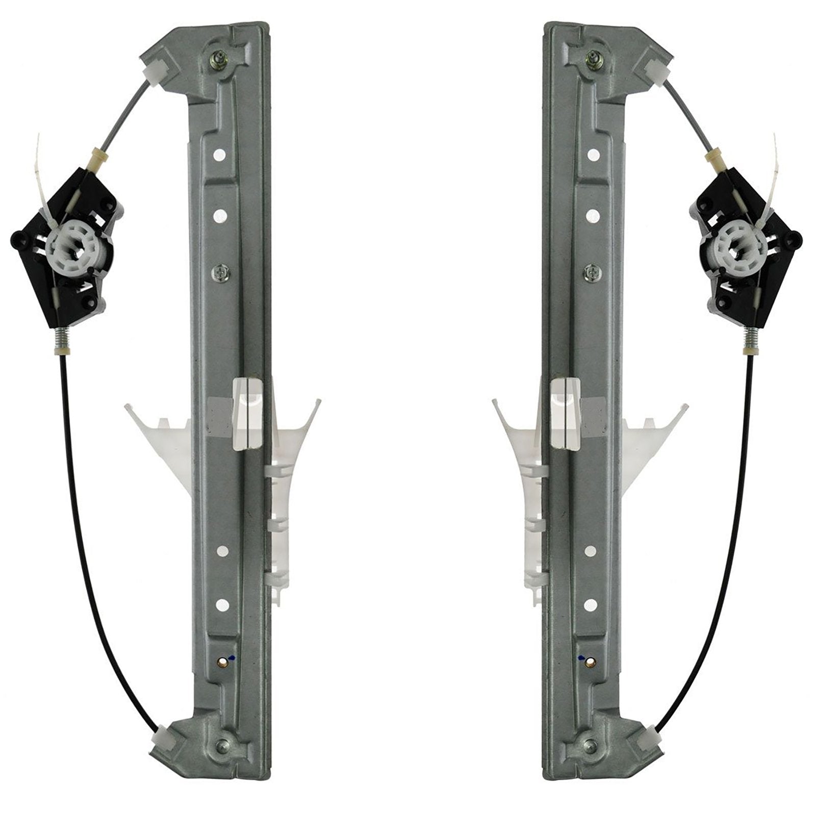 Trq Front Power Window Regulator Set Compatible With 2005-2009 Chevrolet Equinox 2006-2009 Pontiac Torrent