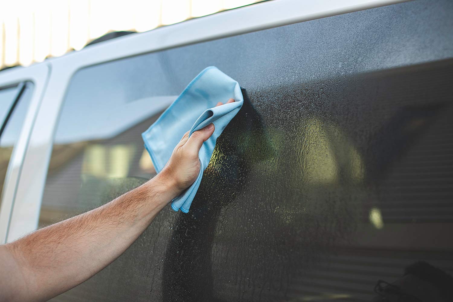 The Rag Company - Premium Window, Glass, Mirror & Chrome Detailing Towels - Professional Korean 70/30 Microfiber Blend, Lint-Fre