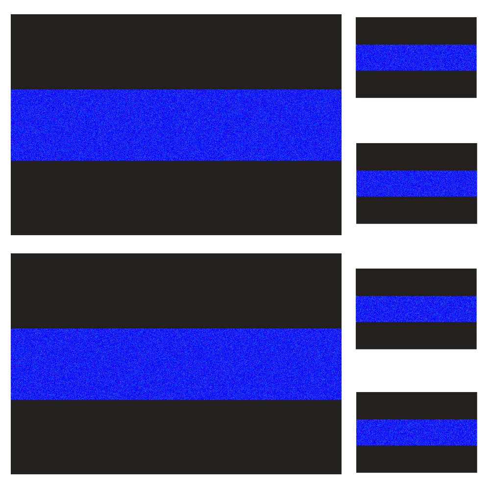 3 Pack Reflective Police Thin Blue Line Bumper Decal Stickers 4' x 2.6' | Compatible with Cars & Trucks, Honoring Police Law Enforcement Vinyl Window Laptop Tape