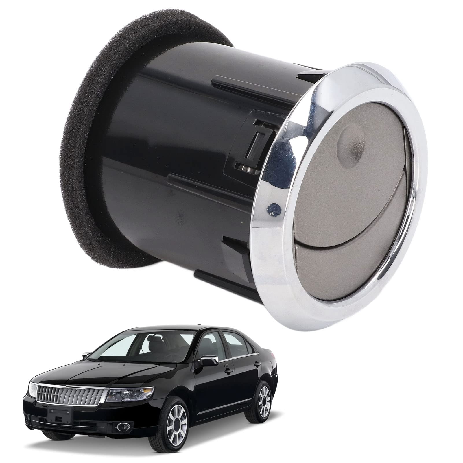 Ac Vent Deflector,2006 Air Vent Round,Instrument Cluster Components Dash Board Ac Air Vent Dash Board Ac Air Vent Round Insert Air Conditioner Vent Replacement For Mkz