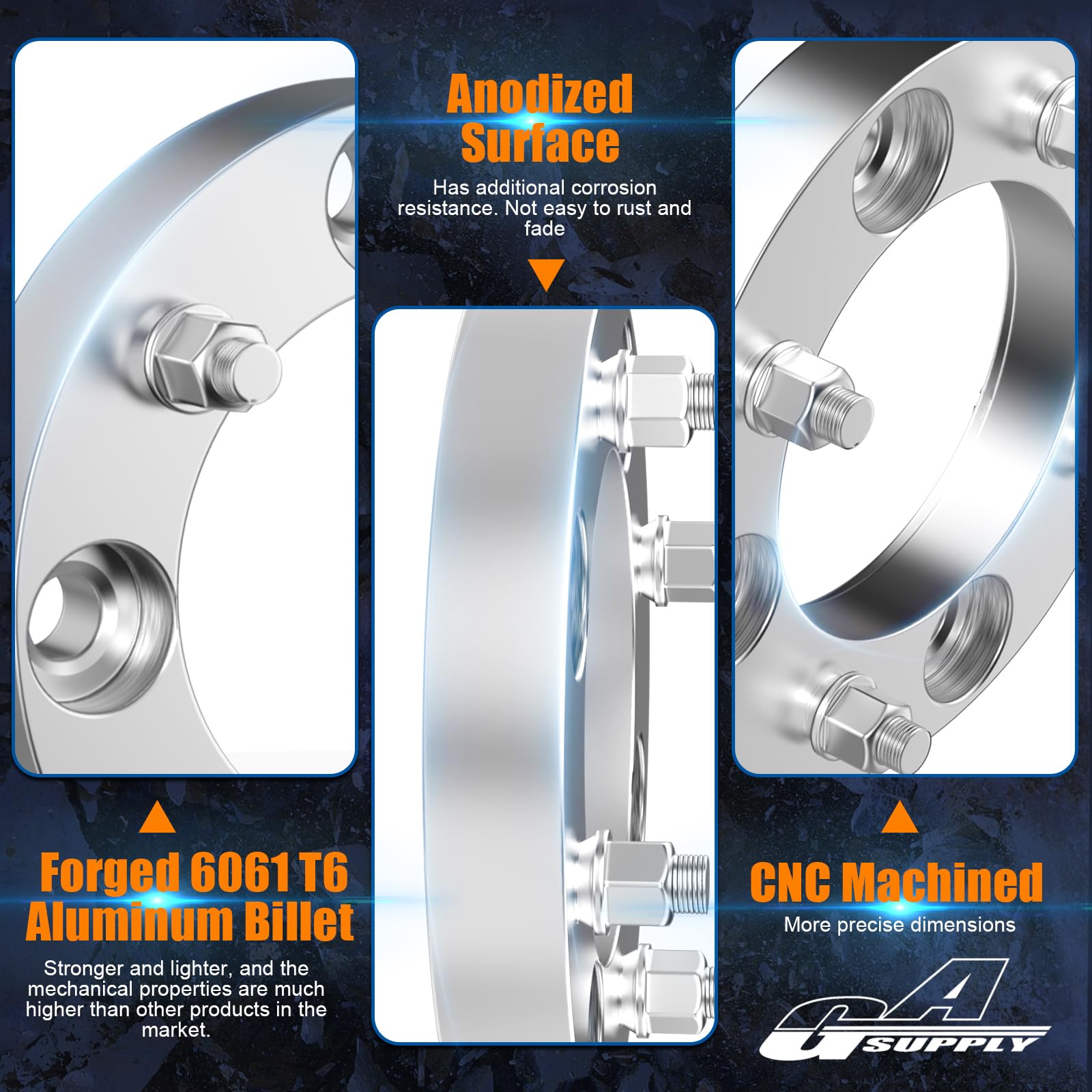 GAsupply 1'' 4x137 Wheel Spacers ATV 12x1.5 Studs Fit for Can-Am Maverick Honda 1000R 1000X 1000-3 1000-5, 25mm 4 Lug 4x137mm Wh