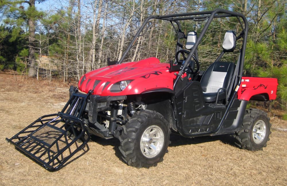 Seizmik Utv Utility Hood Rack Compatible With Yamaha Rhino 2004-2013 Utv Models | Farming Utility Cargo Rack