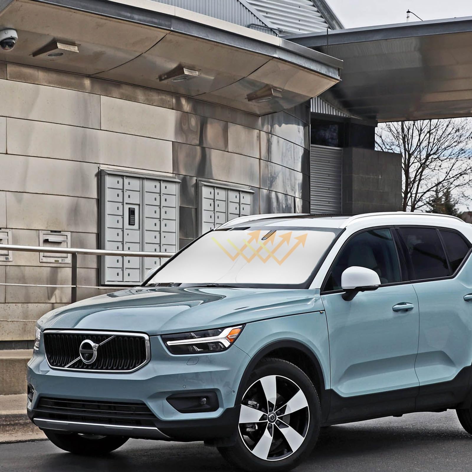 Sun Shade For Xc40 Windshield Sunshade Custom Fit 2019-2023 2024 2025 Volvo Xc40 Accessories Car Cool Accessories Windshield Cov