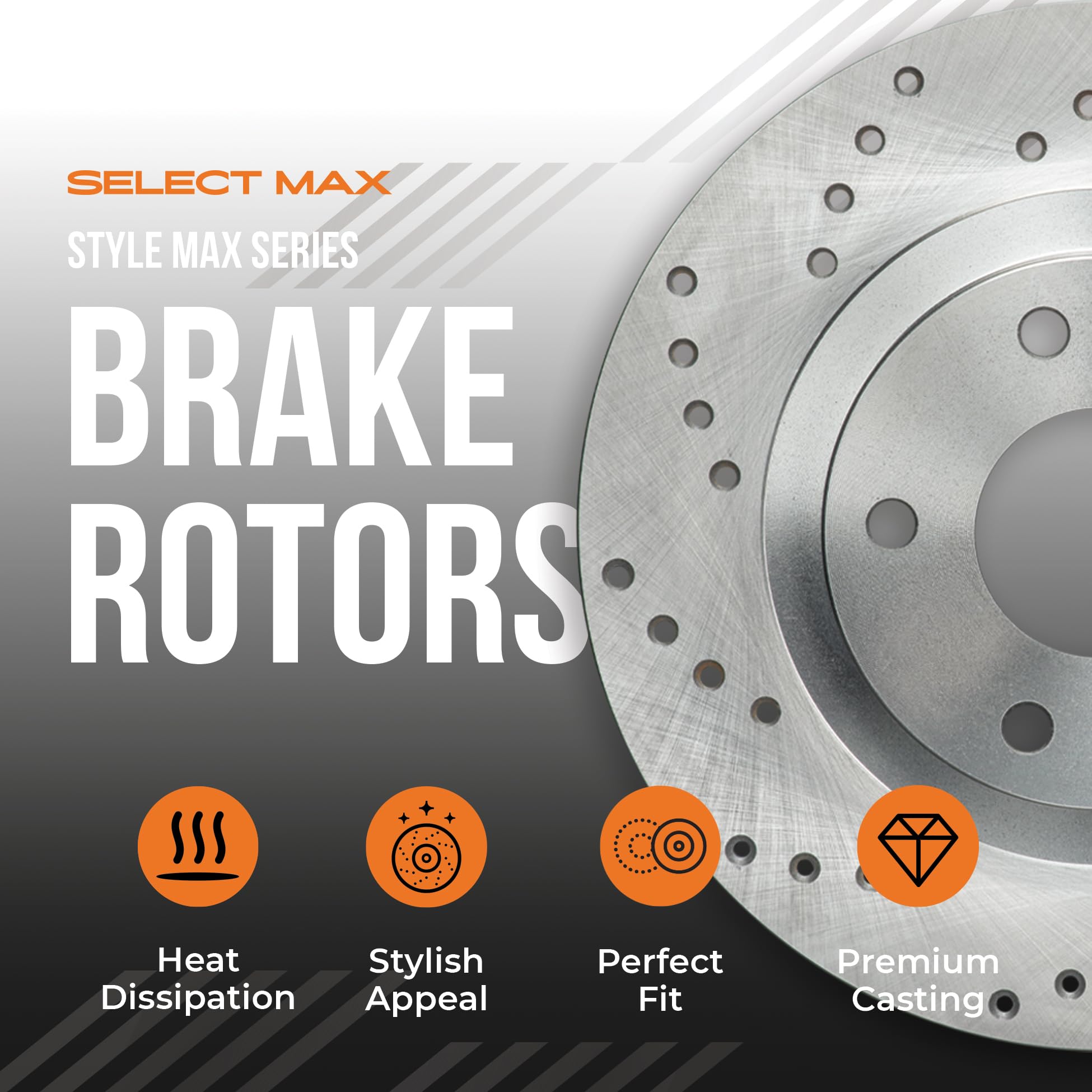 Max Advanced Brakes Front Brake Rotors Compatible With 2010 2011 2012 2013 2014 2015 2016 2017 2018 2019 Vw Beetle Golf Jetta E-