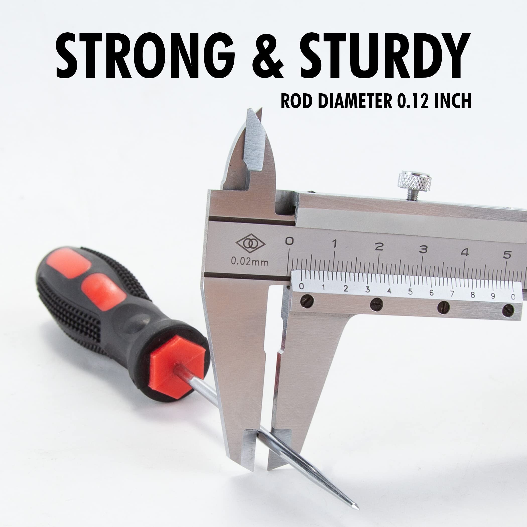 Cartman Precision 4 Piece Pick And Hook Set, Car Auto Oil Seal, O-Ring Seal Gasket, Pick Hook Puller Remover