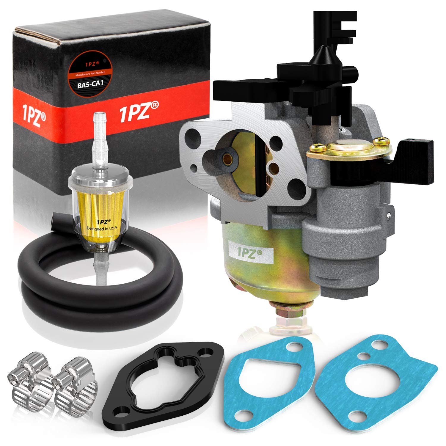 1Pz Ba5-Ca1 Carburetor Carb For Honda Gx160 Gx168F Gx200 Engine Baja Mini Bike Mb200 Mb165 Warrior Heat 196Cc 6.5Hp 163Cc 5.5Hp