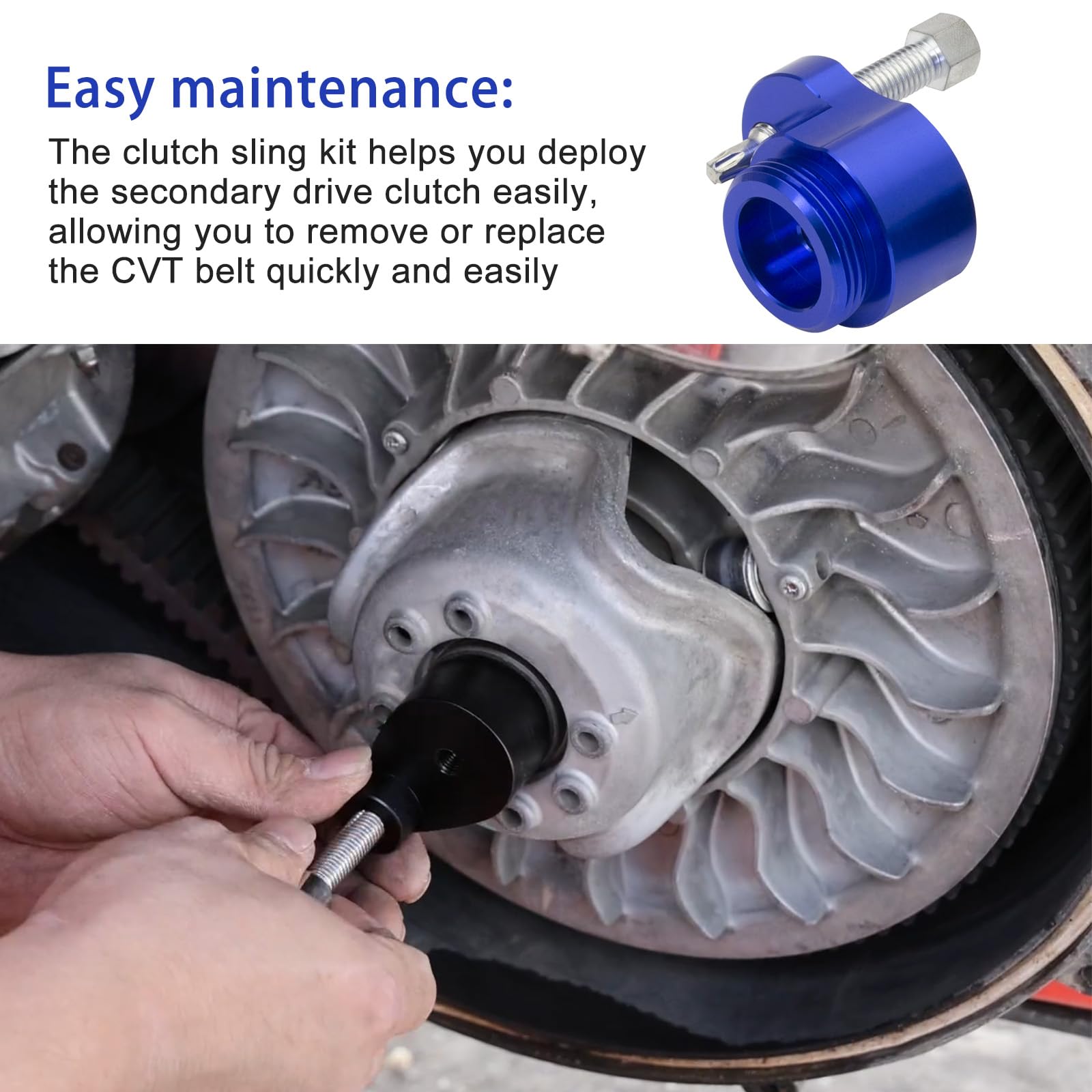 X3 Belt Removing Tool 3mirrors Clutch Spreader CVT Drive for Can-Am Defender HD10 Pro Maverick 2006-21 Compatible with 2017-2020