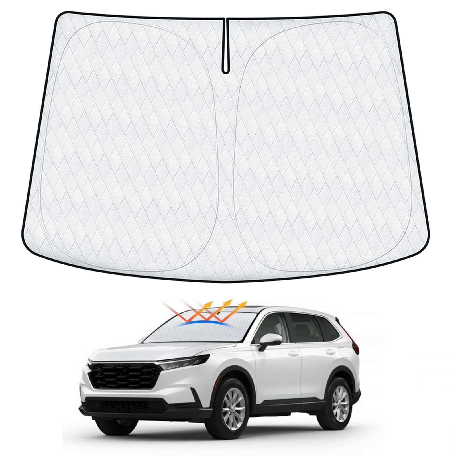 Cartist Windshield Sun Shade Custom Fit For Honda Cr-V 2023 2024 2025 Accessories Foldable Car Front Window Sunshade Sun Visor P