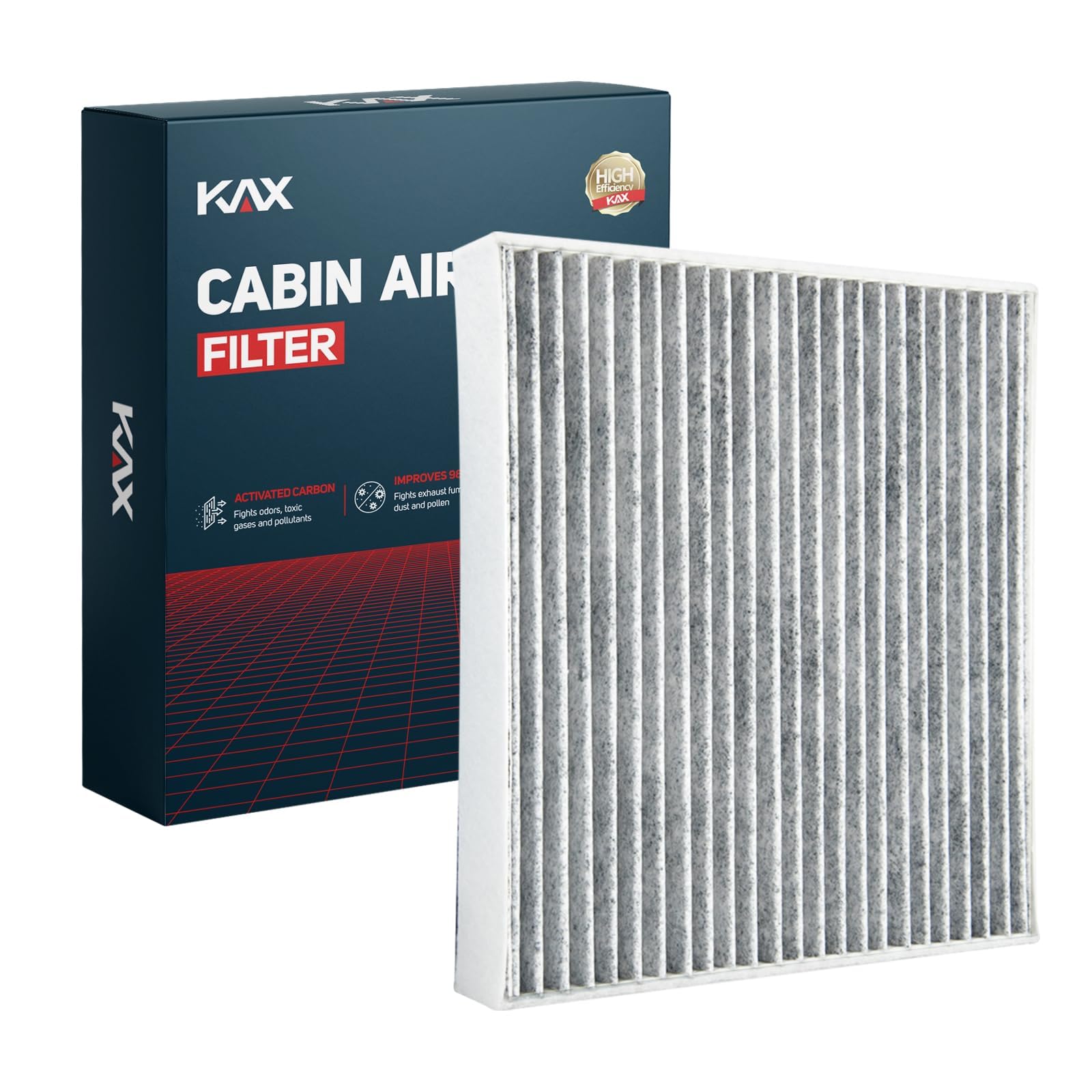 Kax Cp285, Cf10285 Cabin Air Filter Replacement For Camry, Rav4, Highlander, Corolla, Sienna, Tundra, Prius, 4Runner, Subaru Out
