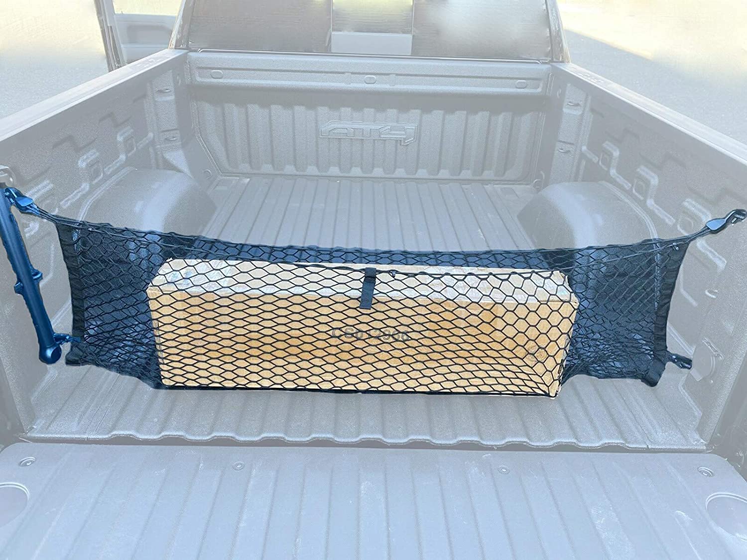 Envelope Style Trunk Mesh Cargo Net For Chevy Silverado Accessories 2013-2024 - Premium Trunk Organizers And Storage - Cargo Net