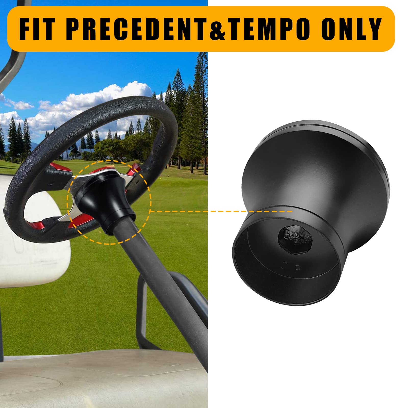 Club Car Steering Wheel Adapter Golf Cart Steering Wheel Adapter Hub For Club Car Precedent Onward 2019 Tempo Golf Cart