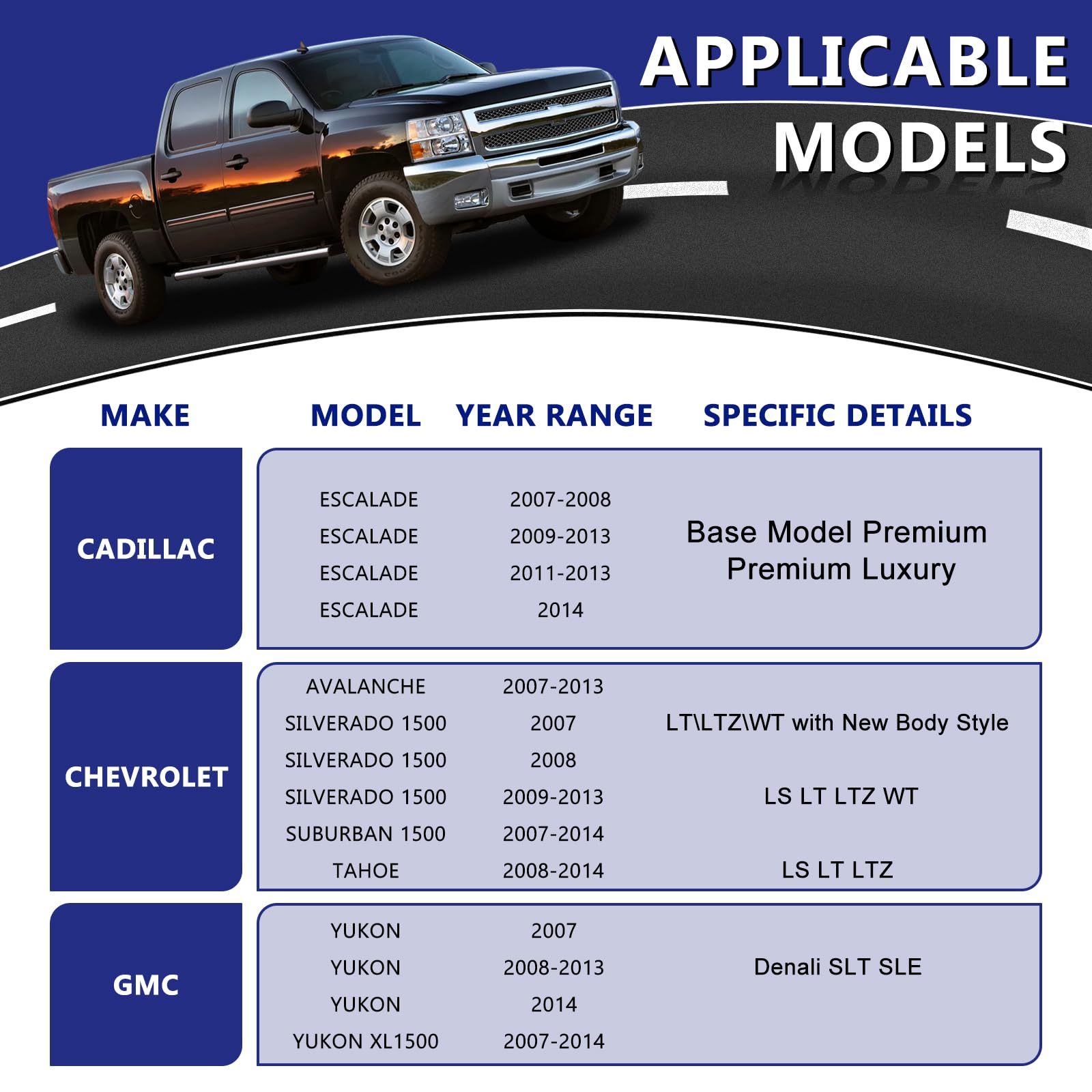 HAWK BROTHER 12pcs Suspension Front Control Arms Ball Joints Sway Bar Tie Rod End Link Replacement for 2007-2015 Silverado1500 S