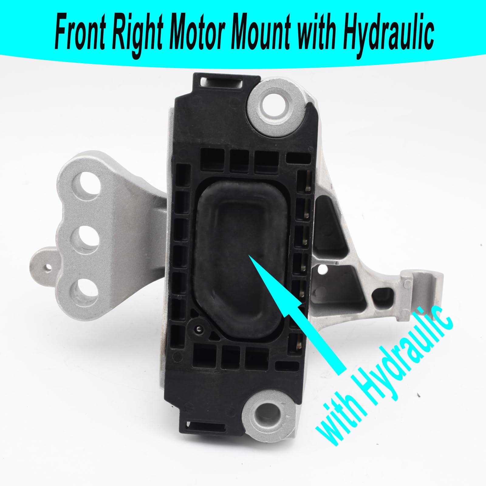 Transmission Motor Mount with Hydraulic Compatible with Dodge Dart 2013-2015 1.4L 13-14 2.4L Replacement for 68081487AD 68081487