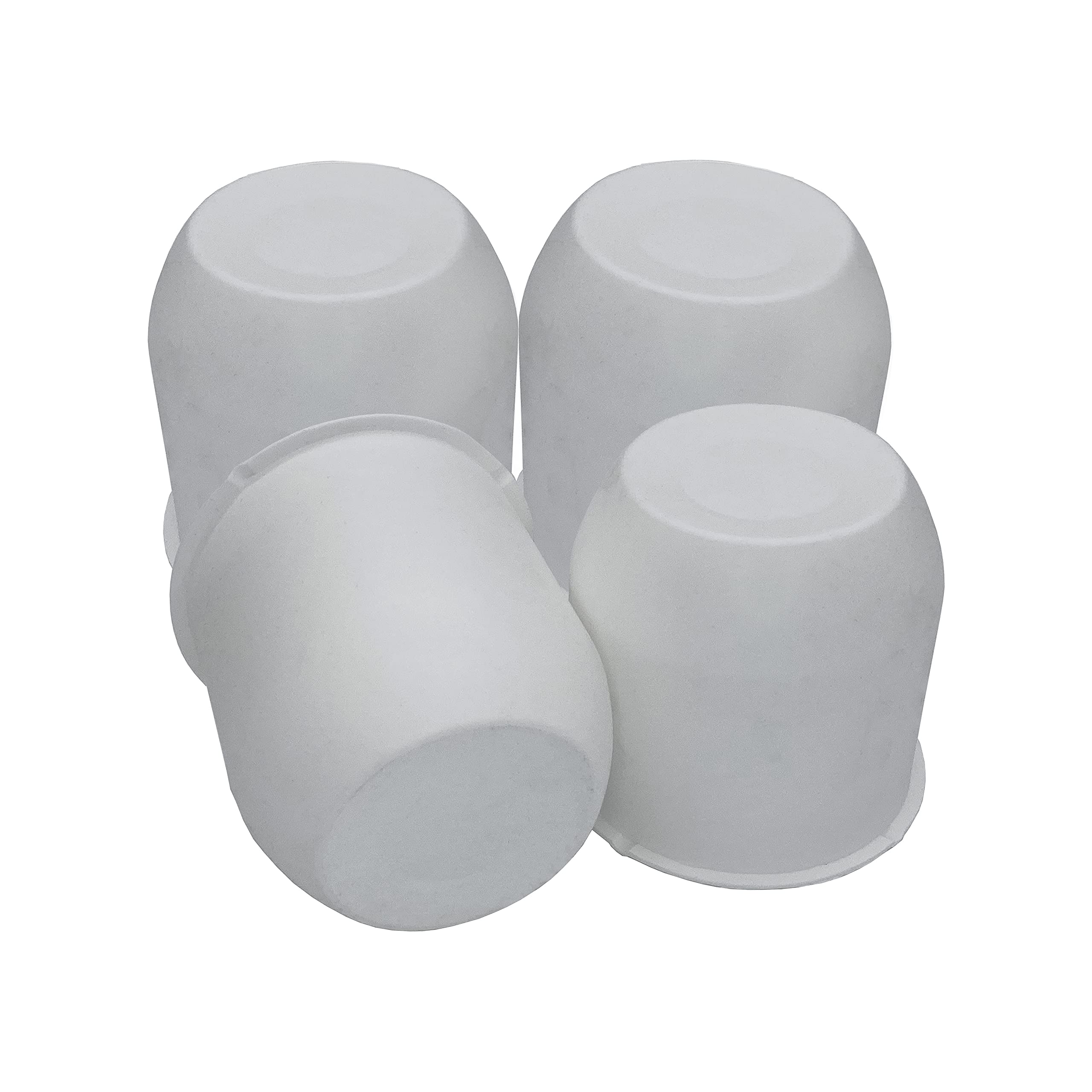 4 White Trailer Wheel Hub Center Cap 4.25'' Diameter Travel Trailer, Camper Rv