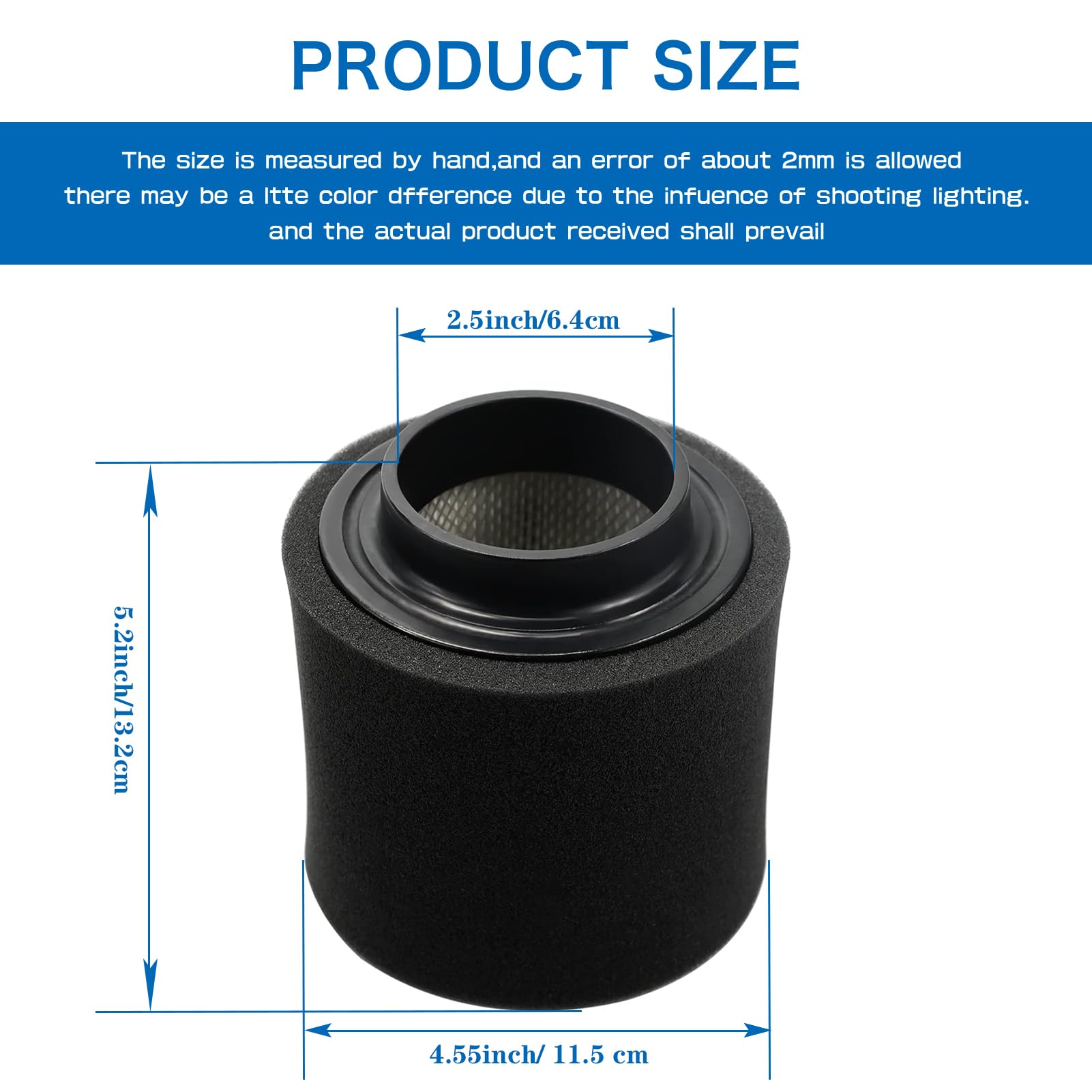 Locopow 0452306 1253355 Air Filter For Polaris Phoenix 200 2005-2023 Trailblazer 250 2001-2006 Hawkeye 300 2006-2011 Sportsman 300 2008-2010 Xplorer 400 250 2001-2002 Performance