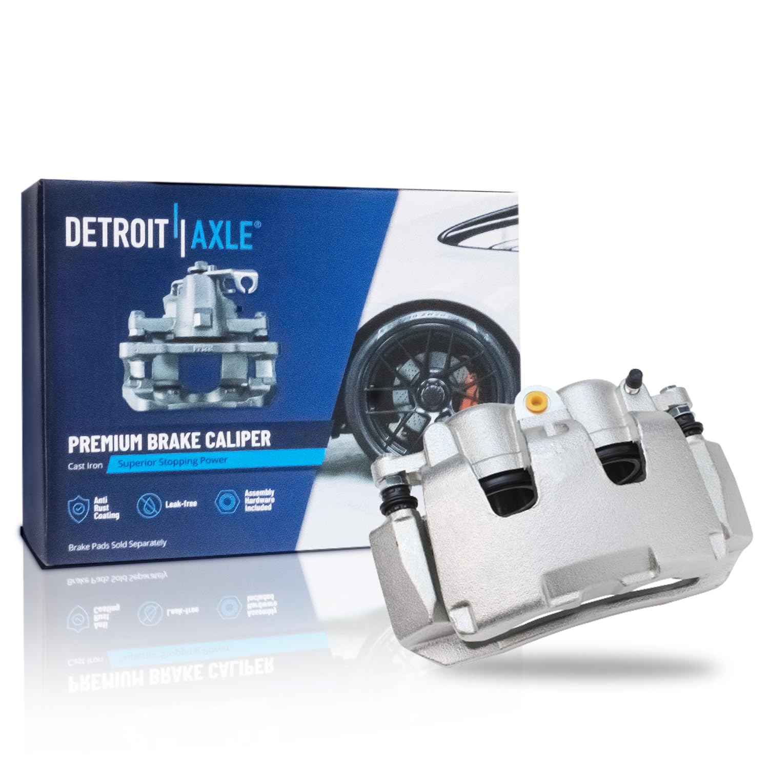 Detroit Axle - Front Right Brake Caliper for 2006-2008 Dodge Ram 1500 2005-2008 Dakota 2006-2009 Mitsubishi Raider Passenger Sid