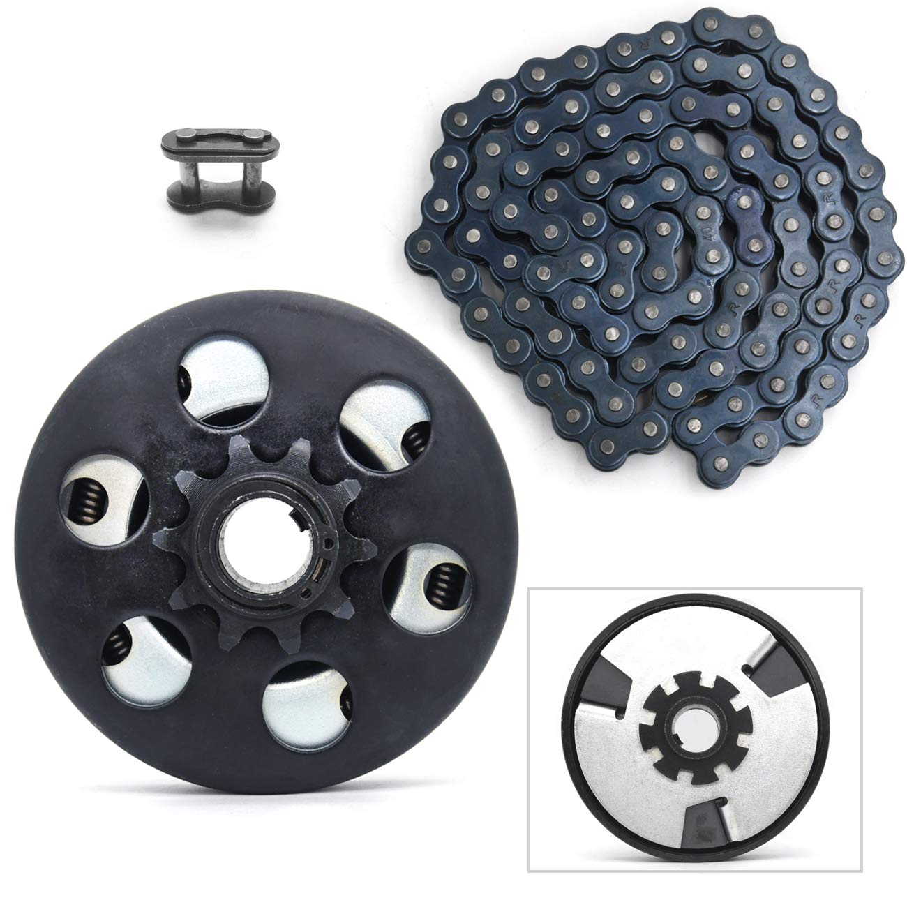 Centrifugal Clutch, Go Kart Clutch 3/4' Bore 10 Tooth For #40/41/420 Chain, Fits For Mini Bike, Go Kart, Predator 212, Lawnmower And Honda Gc Gx 2-6.5Hp Engine