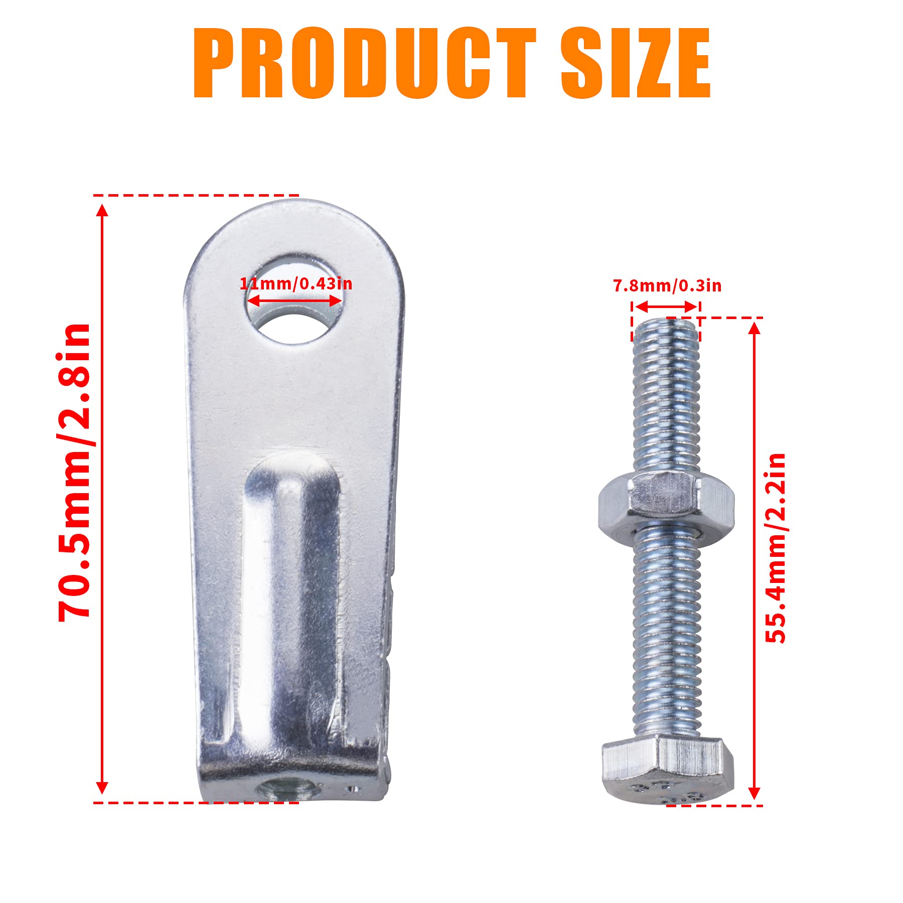 Cncmotok Chain Puller Tensioner Adjuster Fit For Yamaha Raptor 350 05-16 Warrior 350 89-05 Blaster 200 88-06 Breeze 89-04 Banshe