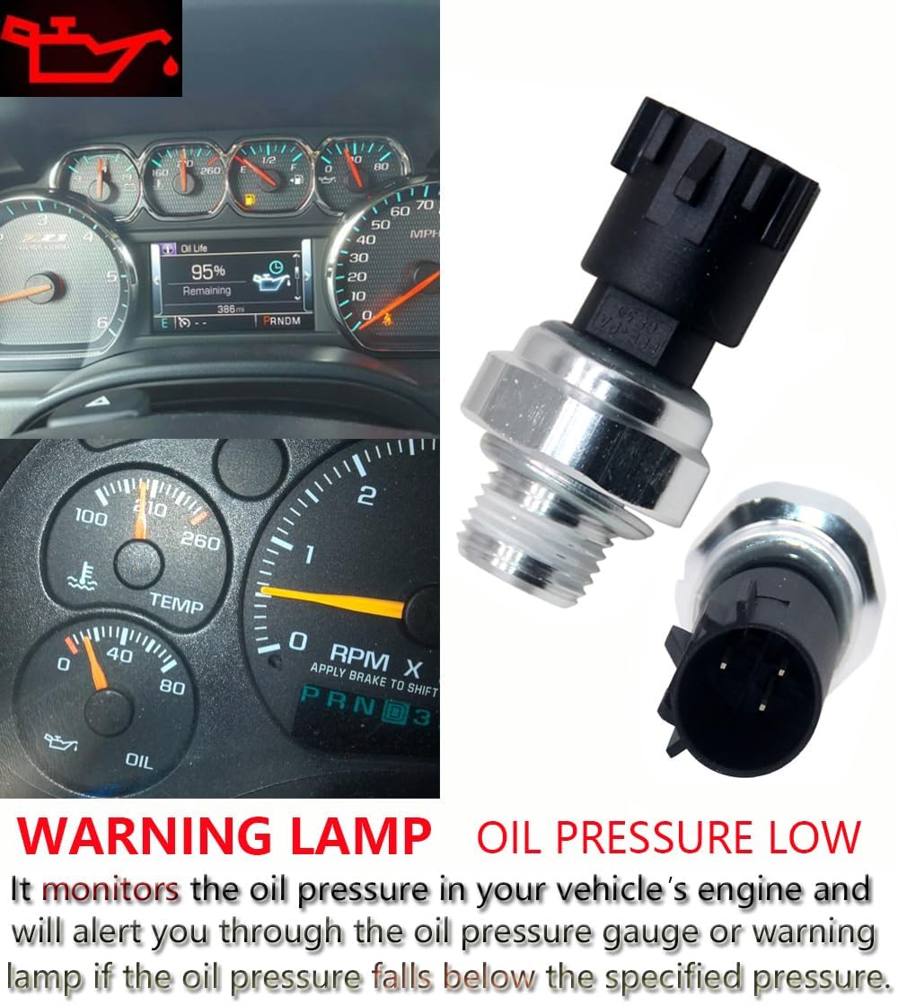 Oil Pressure Sensor Switch Sending Unit For Chevy Silverado Suburban Tahoe Gmc Sierra Yukon Impala Pontiac G8,Avalanche,Camaro,