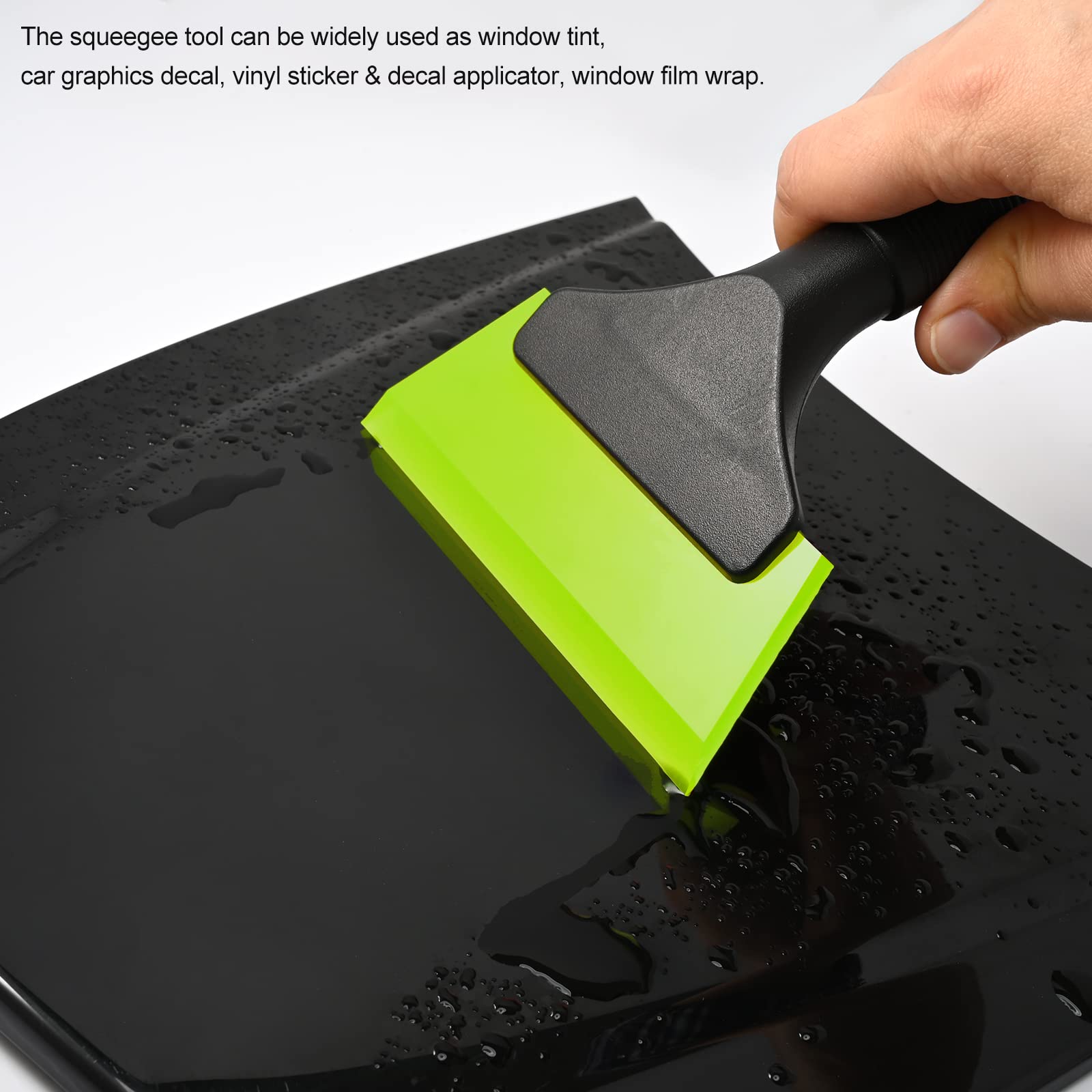 Ehdis Small Squeegee 5 Inch Rubber Window Tint Windshield Squeegee For Car Window, Glass, Mirror, Shower, Auto,Windows Cleaning