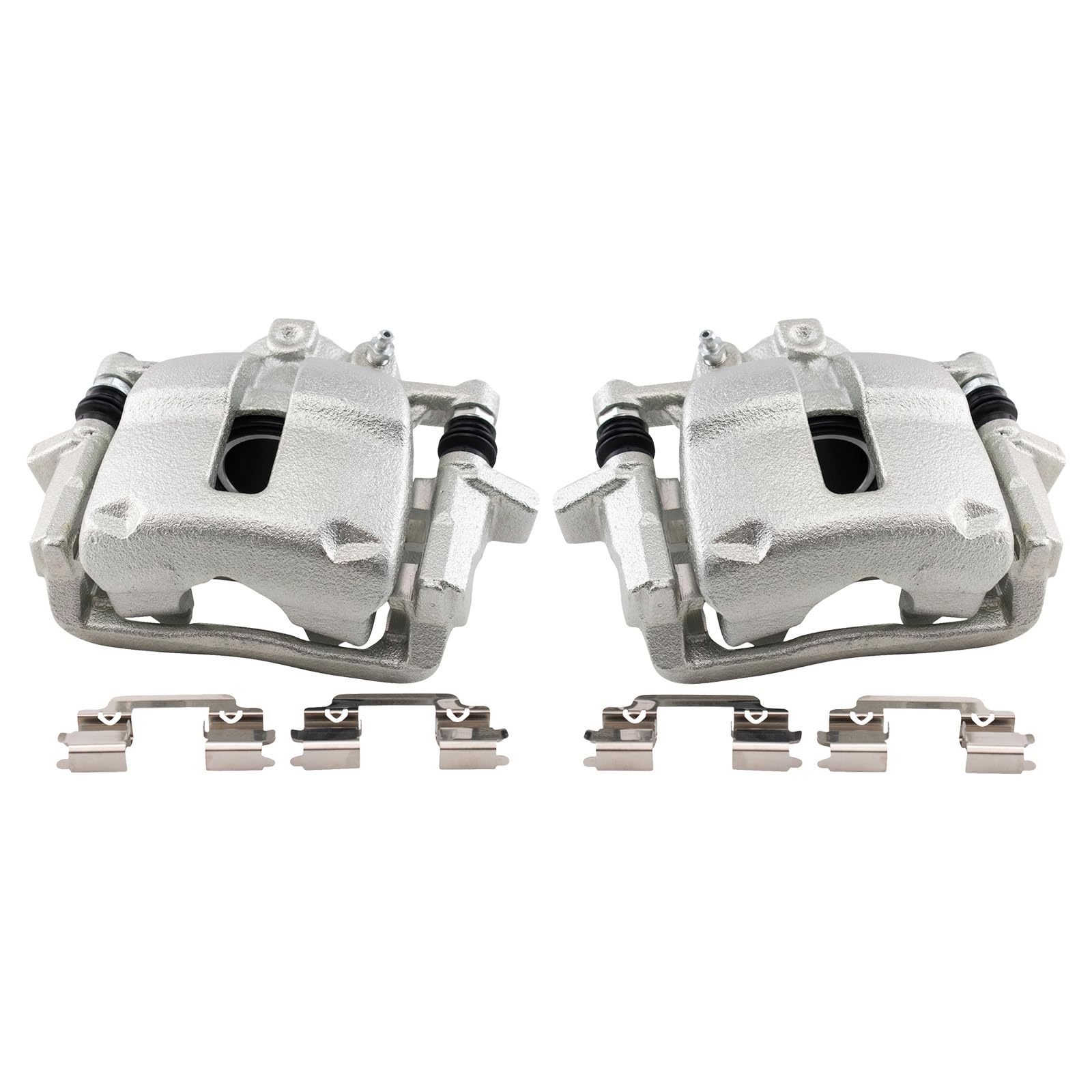 Trq Front Brake Caliper Set Compatible With 2007-2015 Mini Cooper