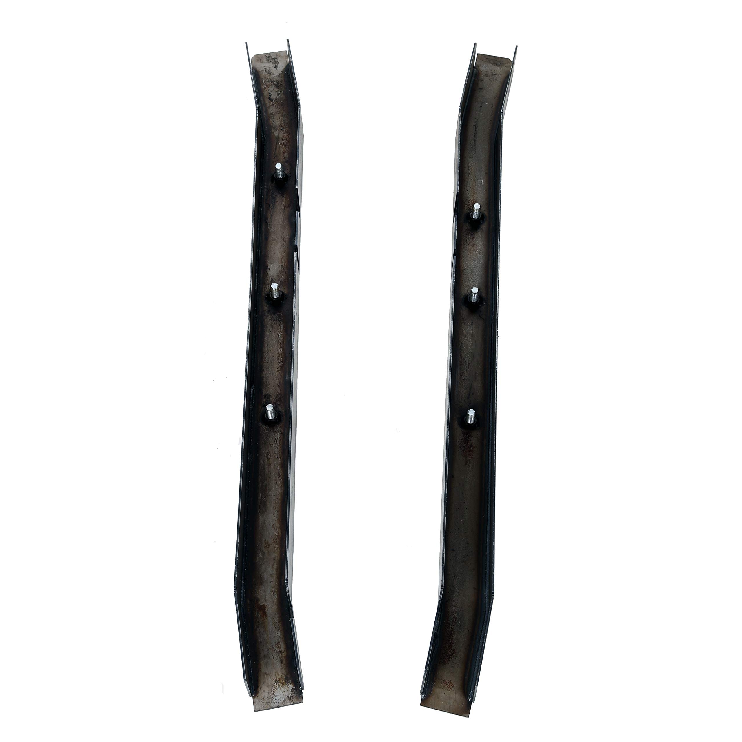 KUAFU Center Skid Plate Rust Repair Frame Compatible With 1997-2002 Jeep Wrangler TJ RH LH with Bolts