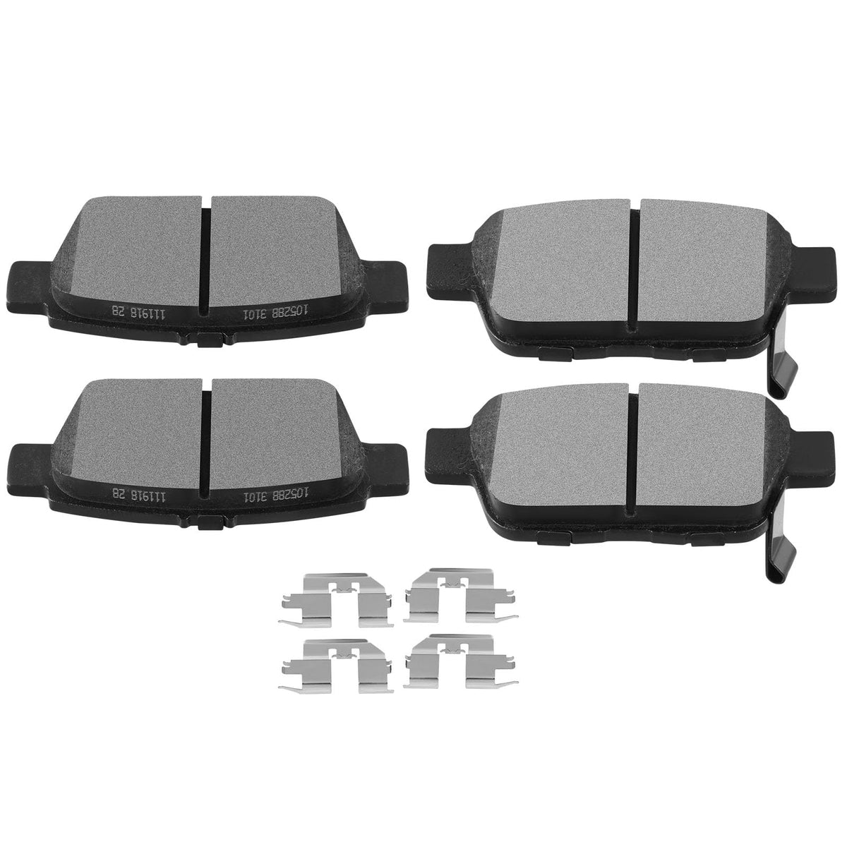 Scitoo D1103 Rear Semi-Metal Brake Pads Sets Fit For Acura Tl 2009-2014,For Honda Ridgeline 2006-2014