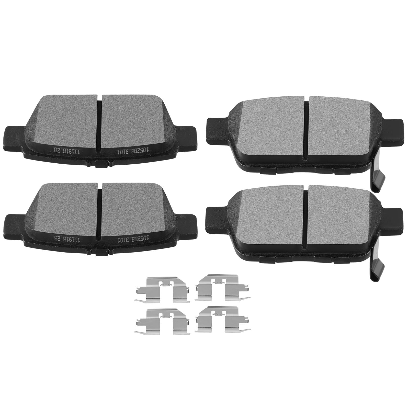 Scitoo Ceramic Brake Pads, 4Pcs Rear Brake Pads Brakes Kits Fit For 2009-2014 For Acura Tl,2006-2014 For Honda Ridgeline