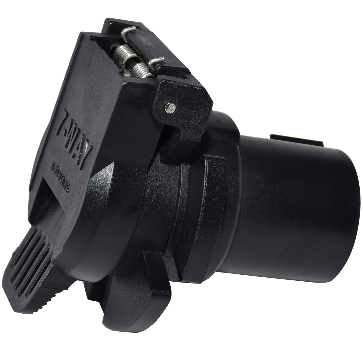 Oyviny Uscar To Rv 7 Way Trailer Plug Adapter, Twist Lock Vehicle Side Uscar 7 Way Plug For Gm/Chevy Oem Replacement, Uscar Sock