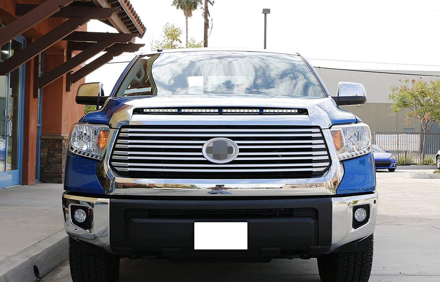 Ijdmtoy Hood Scoop Mount 36-Inch Led Ultra Slim Light Bar Compatible With 2014-2021 Toyota Tundra, Includes (1) 108W High Power