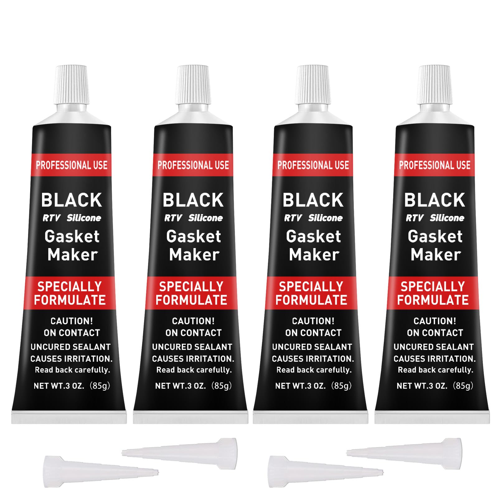 Rtv Silicone Gasket Maker, High Temp Silicone Resist Oil, Anti-Freeze Rtv Silicone Sealant For Engines, Gearboxes, Pumps, Superc