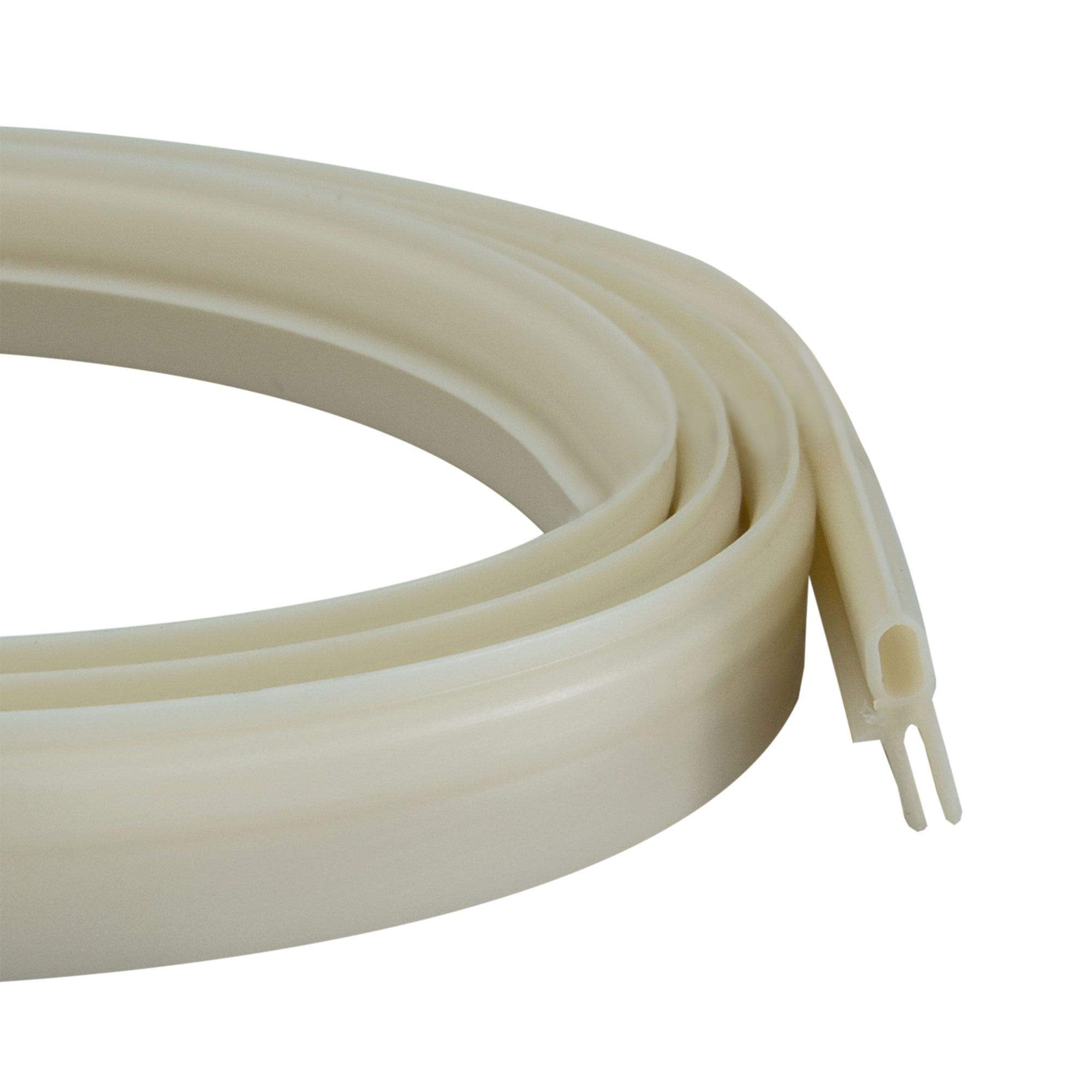 Recpro Rv Roof Vent Seal White Vinyl Seal 51 Rv Seal Replacement For Ventline, Hengs And Camco Roof Vents Made In America (2 Pack)