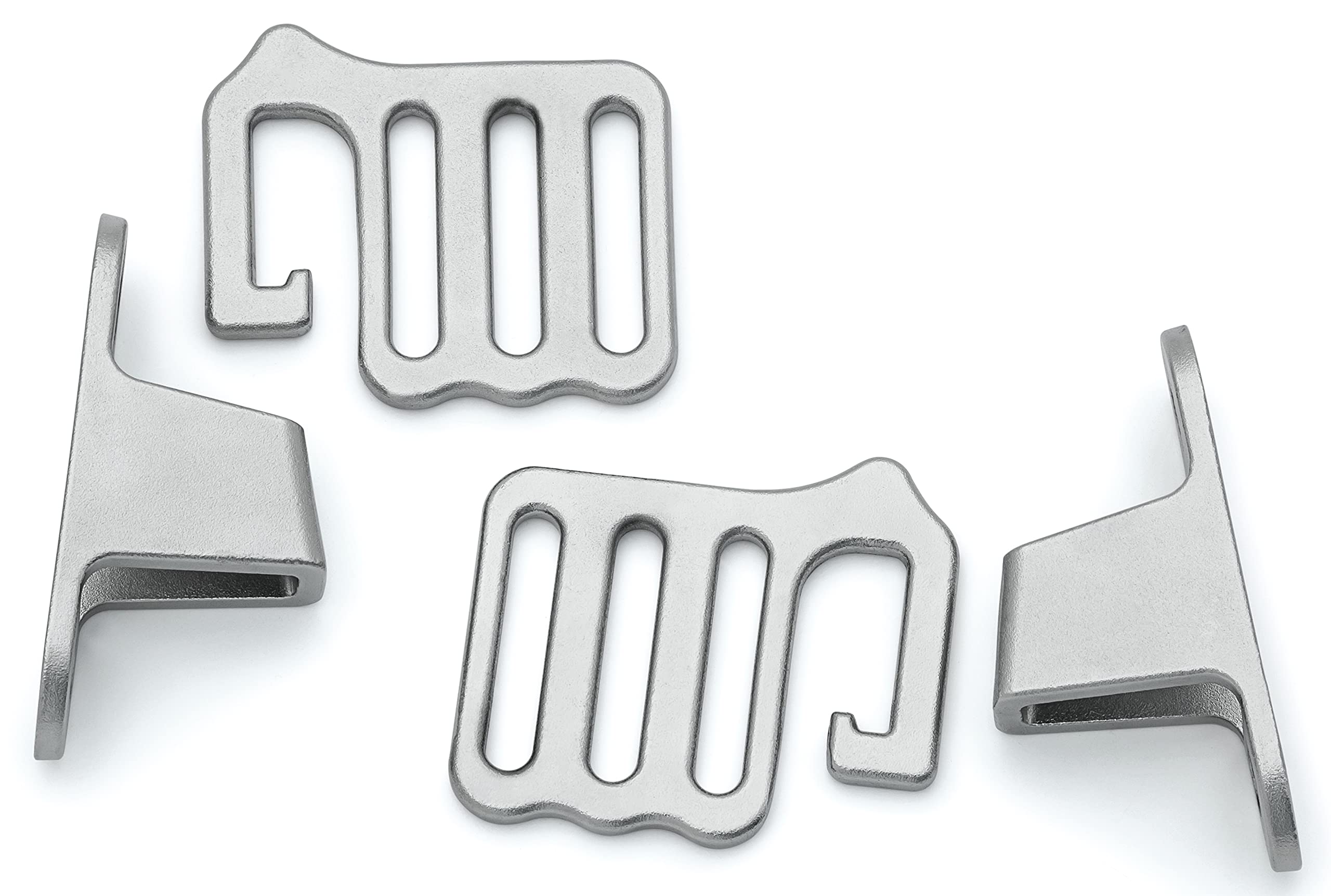 Kuryakyn 6619 Replacement Buckle: 2018-2020 Ranger 1000 Models With Stock Net-Style Doors, Silver