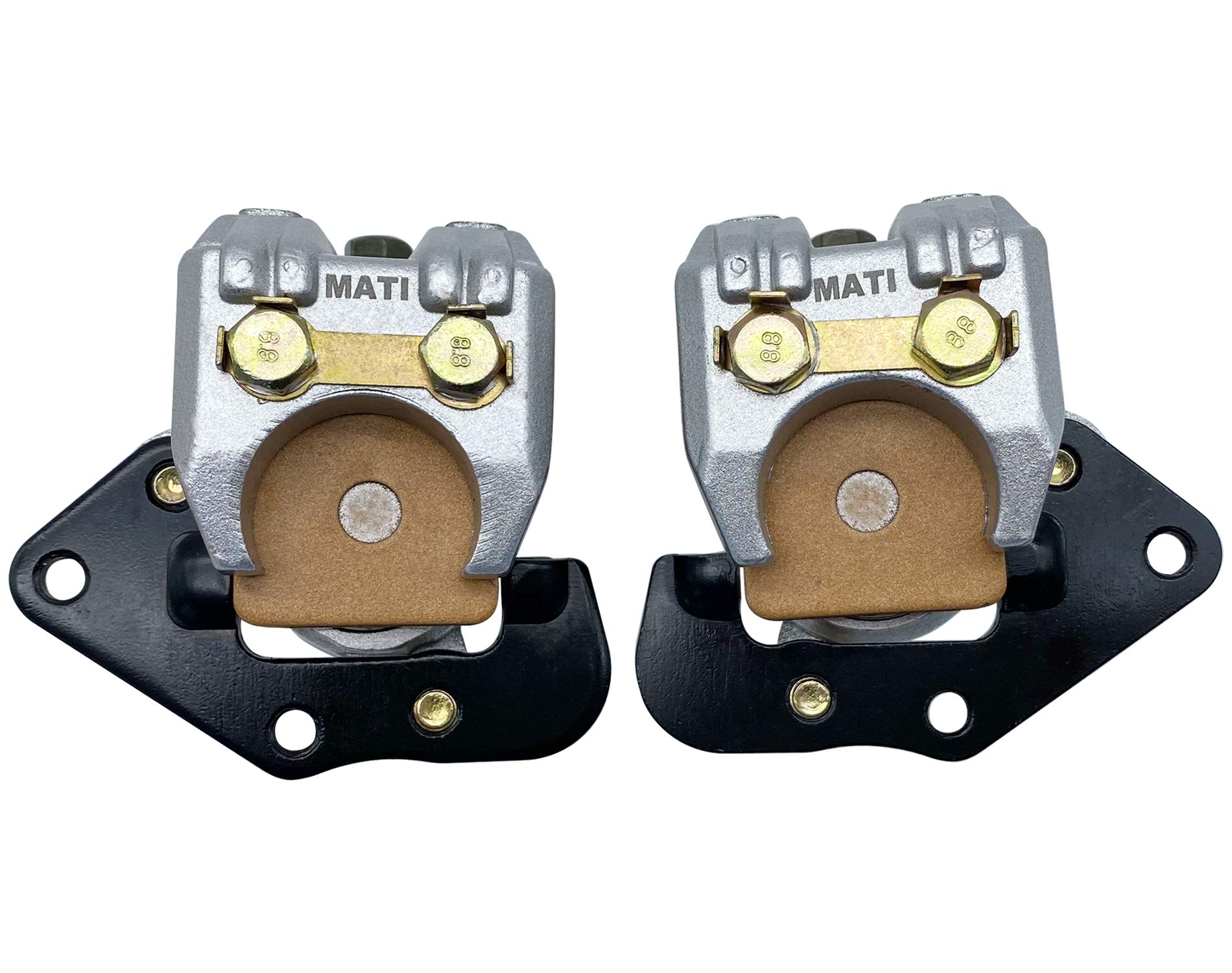 M Mati Front Left Right Brake Calipers W/Pads For Kawasaki Prairie 300 Kvf300 Prairie 360 Kvf360 Prairie 400 Kvf400 43080-5135 4
