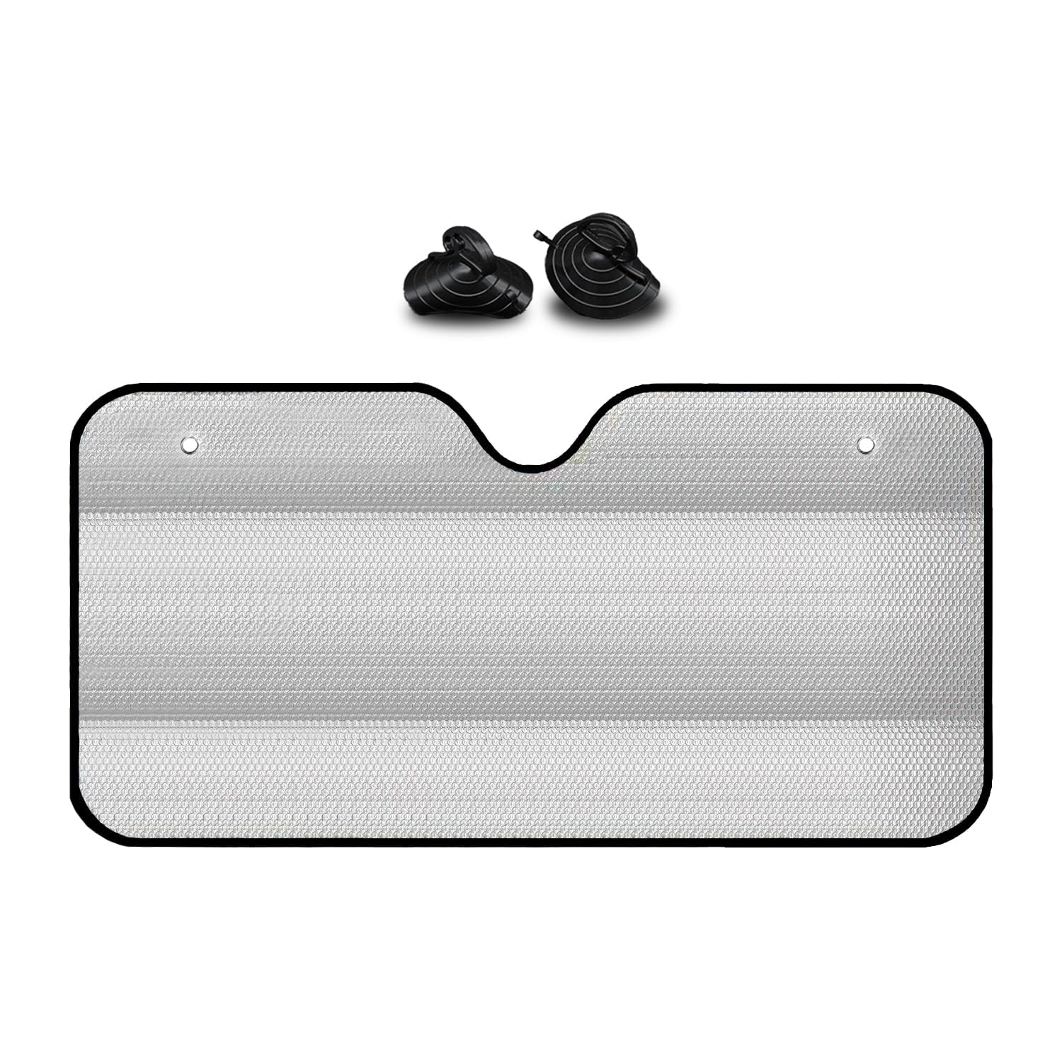 Adwait Car Front/Rear Foldable Silver Foil Sunshade UV Protection Curtain Film Windshield for Toyota Etios