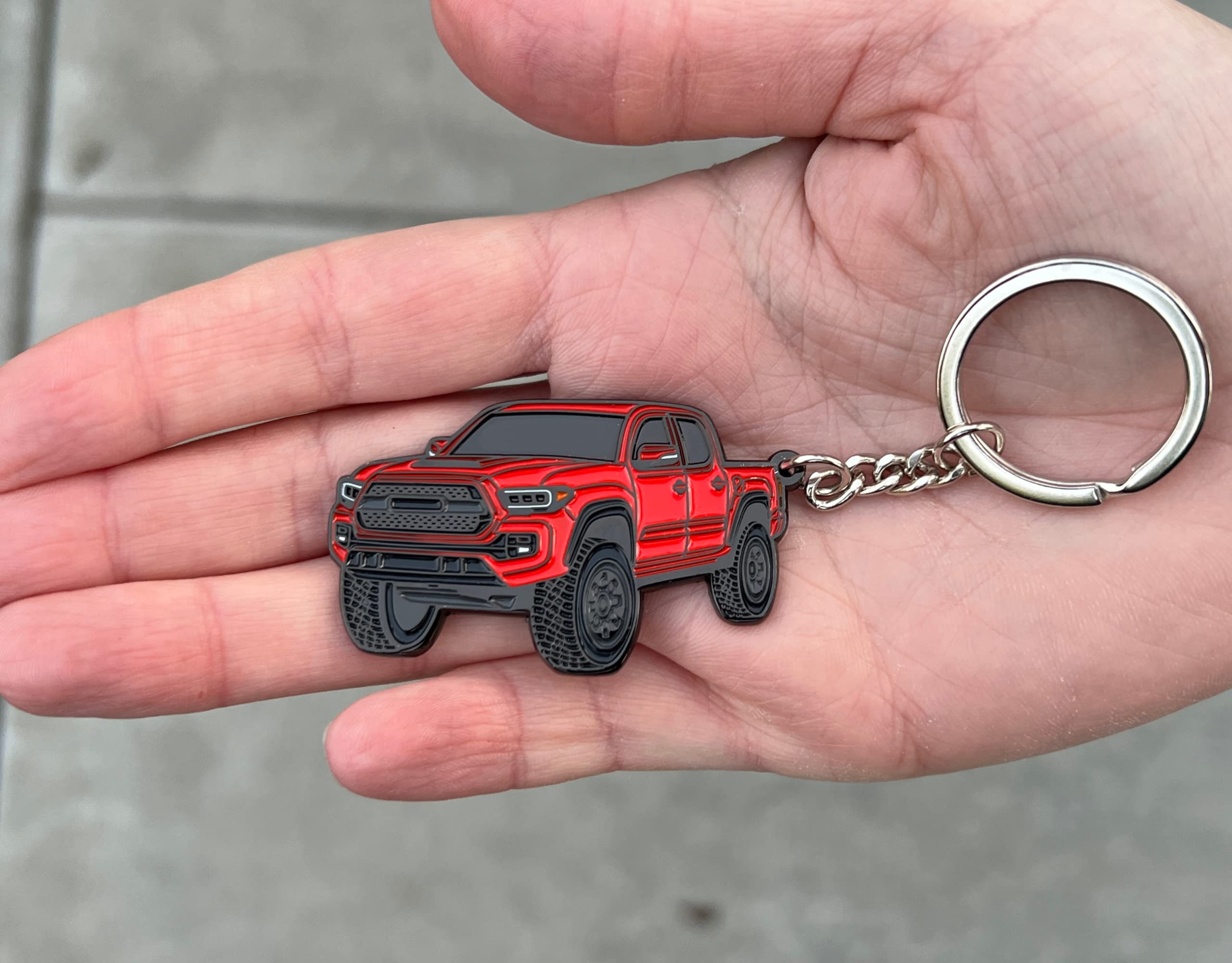 Four Wheel Beast Tacoma Keychain - Tacoma Accessories 2016-2022 Mods - Pro Sport Off Road Cool Pro Key Chain Fob Cover - 3Rd Gen