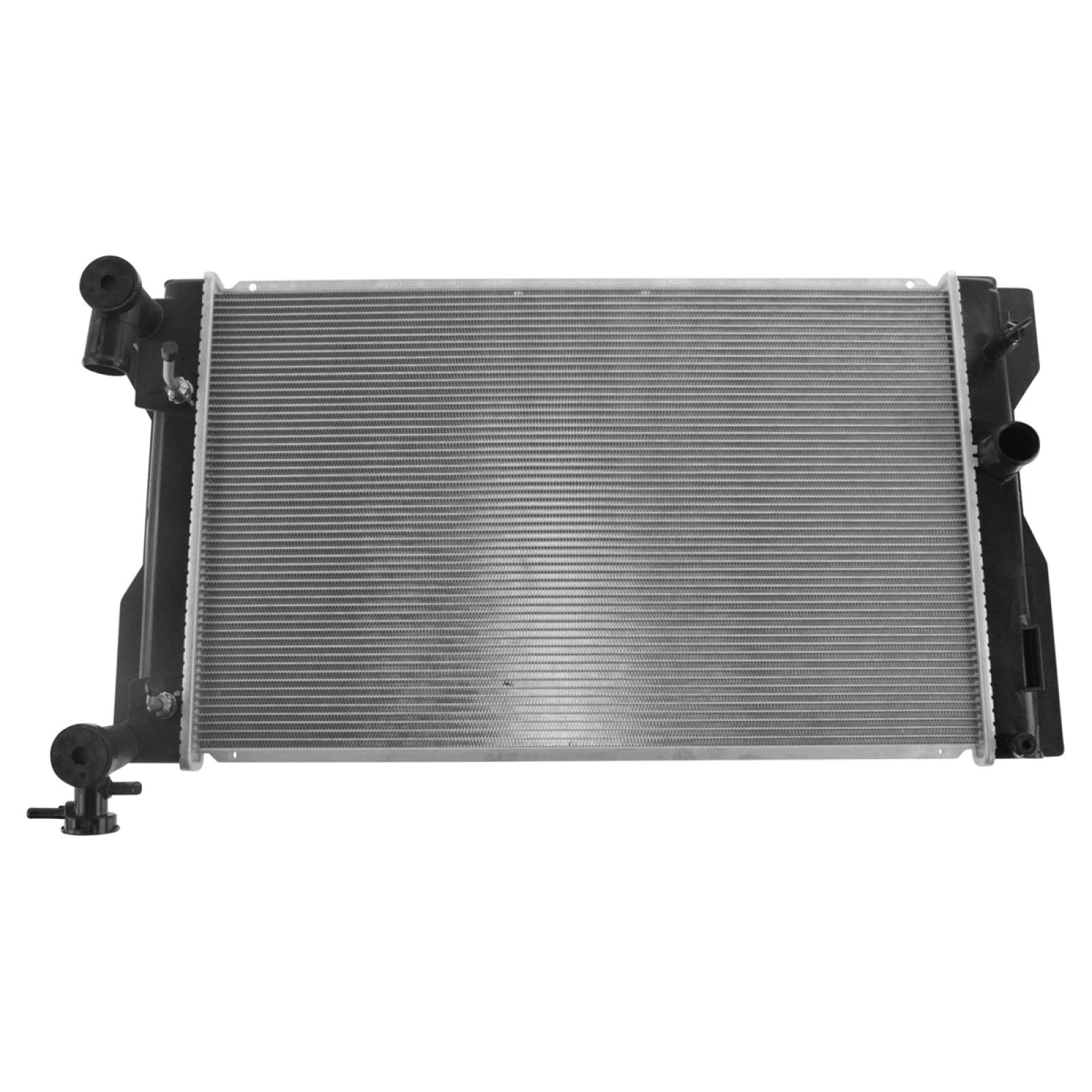 Trq Radiator Assembly Aluminum Core Compatible With 09-10 Pontiac Vibe 09-19 Toyota Corolla 09-13 Matrix Cu13106 To3010323