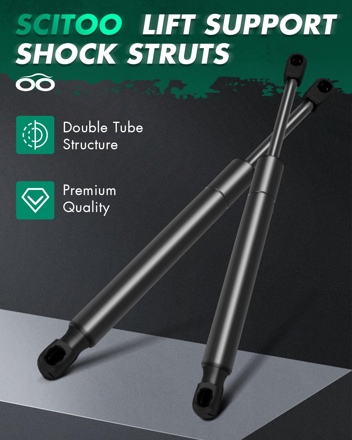 Scitoo Trunk Lift Supports Replacement Struts Gas Springs Shocks Fit For Volkswagen For Jetta 2005-2010