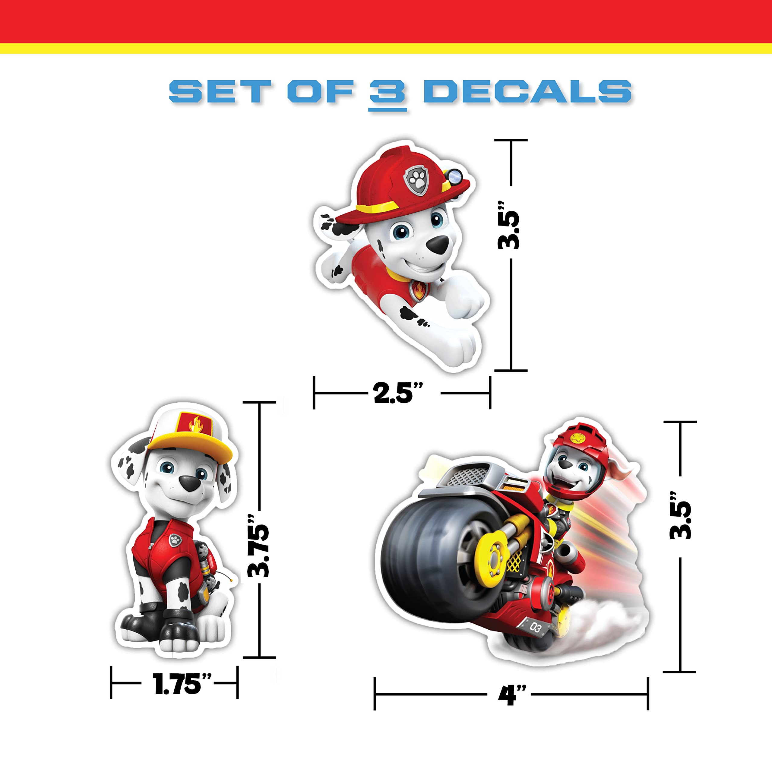 Paw Patrol Decals - Set Of 12 Paw Patrol Stickers For Kids And Adults - Vinyl Decals For Laptop, Tumbler, Water Bottle, Vehicles