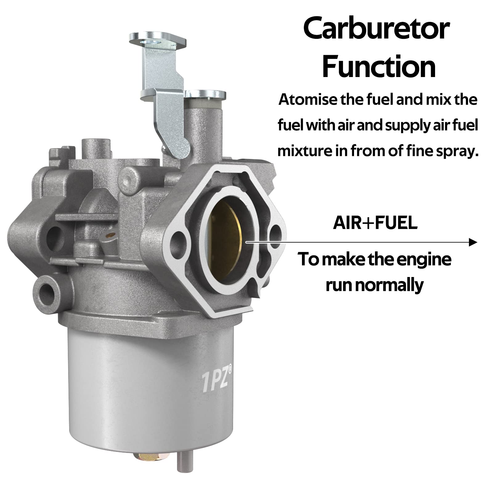 1Pz De1-F04 Carburetor Carb Replacement For Kawasaki Fe290 1992-2018 Club Car Ds And Precedent Turf Carryall 1998-Up Fe290 Engine Golf Cart 101905601 1016478 1016438 1016440 1016439 1016430 1016441