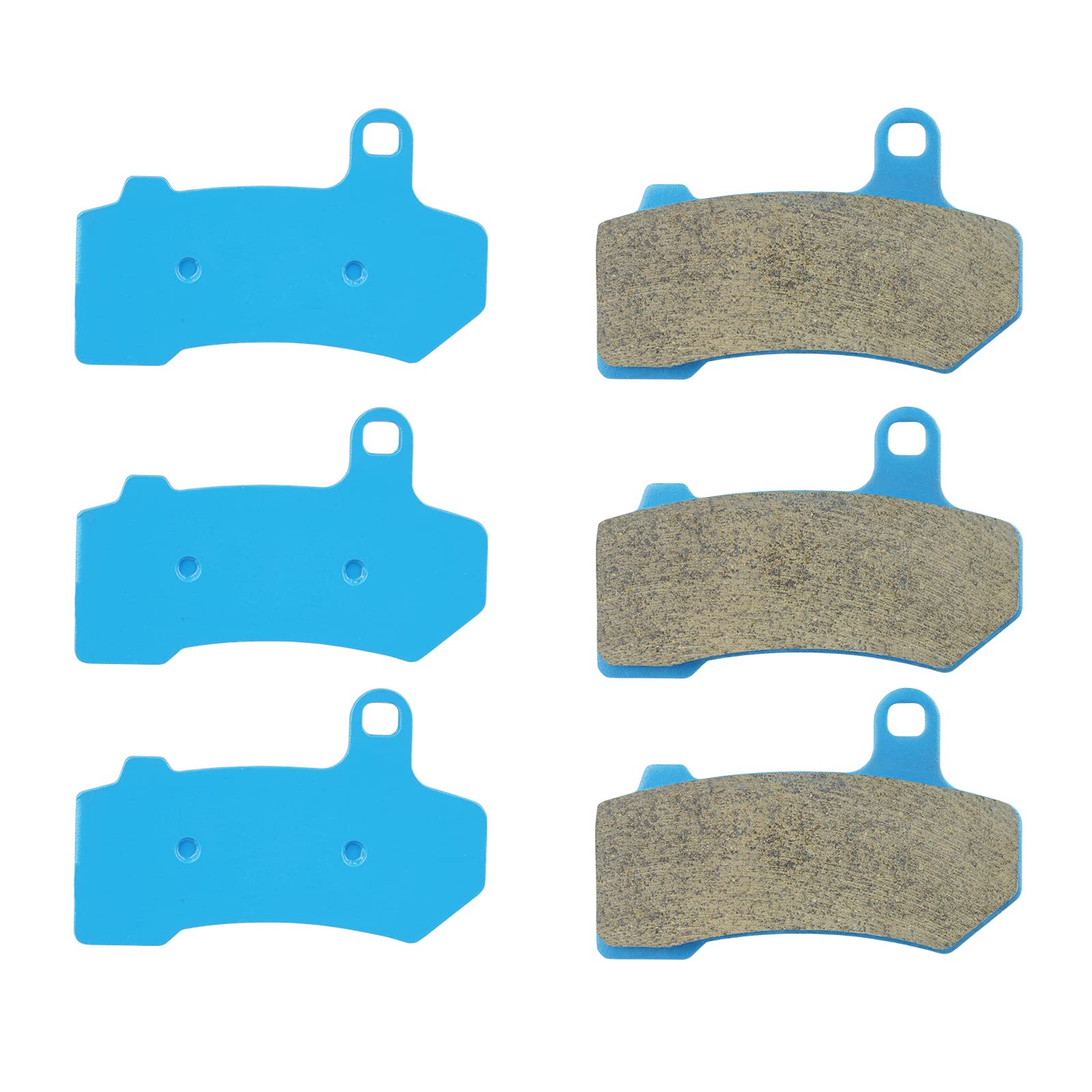 Youxmoto Ceramic Brake Pads 2008-2022 Fit For Harley Road King/Electra Glide/Street Glide, Front and Rear Brake Pads, Fit For Ha