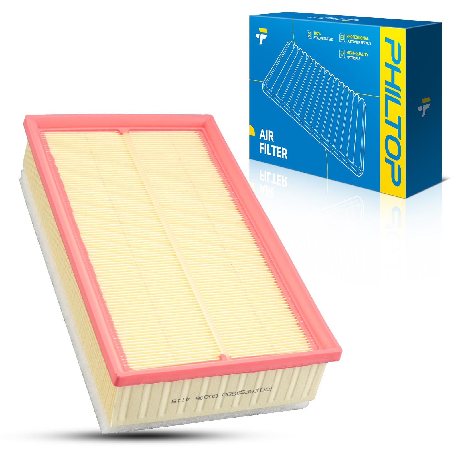 PHILTOP Engine air filter CA11227 Replacement for Chevrolet Impala 2012-2013, Impala Limited 2014-2016, Flexible Panel