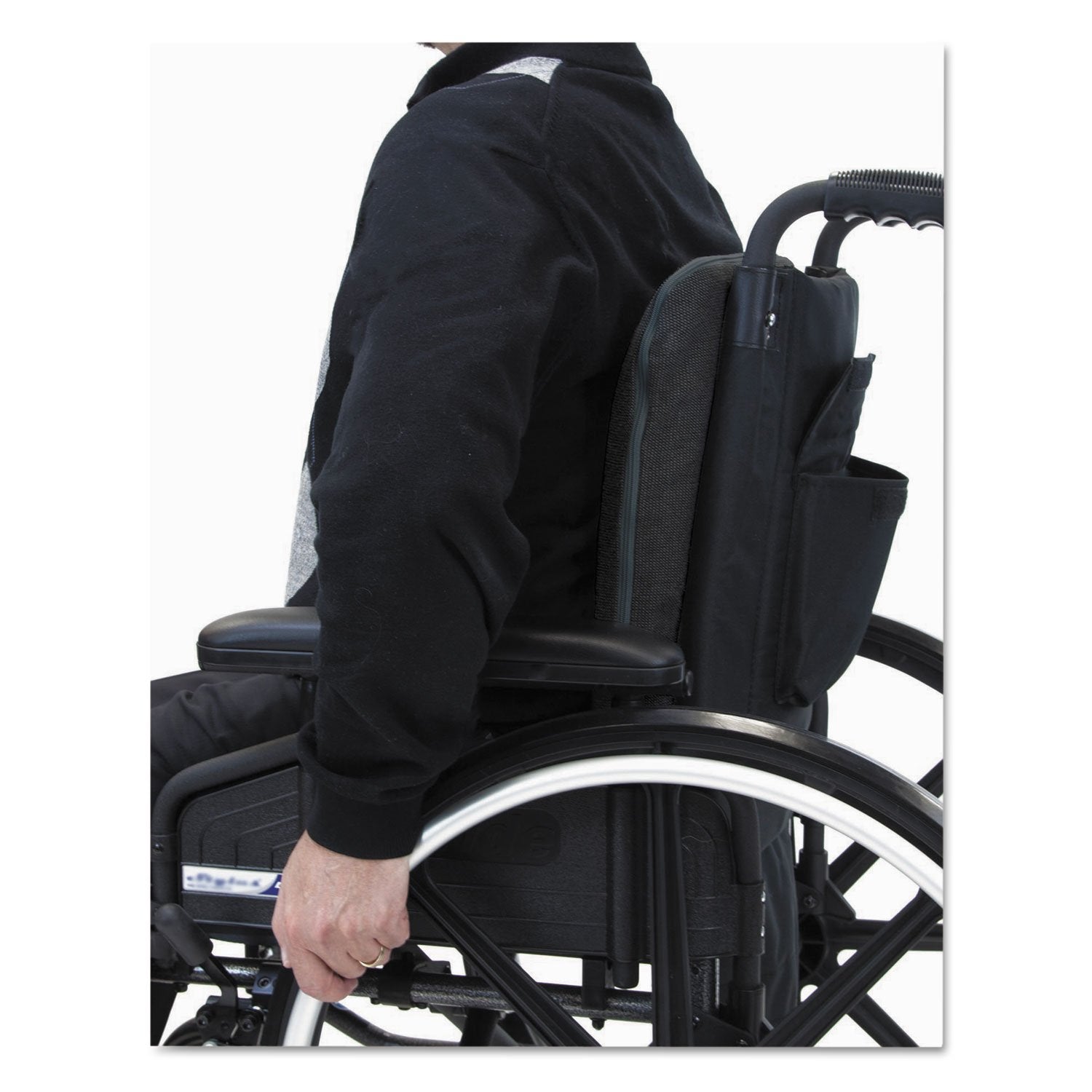 Master Caster 91061 Deluxe Seat/Back Cushion W/Memory Foam, 17W X 2 3/4D X 17 1/2H, Black