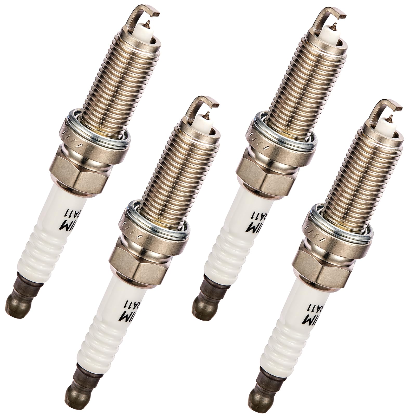 Bdfhyk Set Of 4 Double Iridium Spark Plug Compatible With 2009-2019 Nissan 2007-2019 Infiniti 2009-2012 Suzuki Replacement For 9