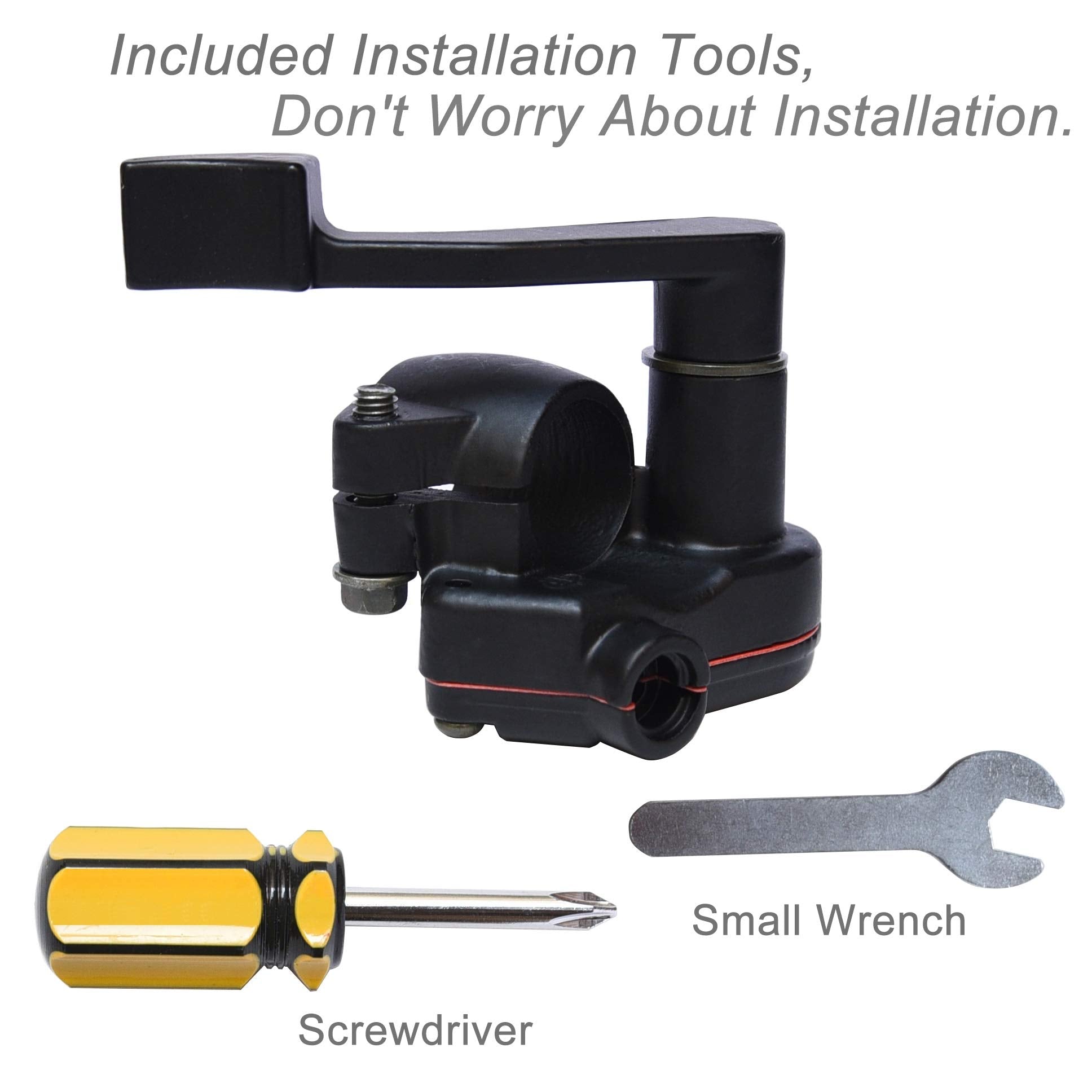 7/8'' 22Mm Thumb Throttle Cable Accelerator Handle Assembly For 50Cc 70Cc 90Cc 110Cc 125Cc 250Cc Atv Quad Go Kart Taotao Pit Bike