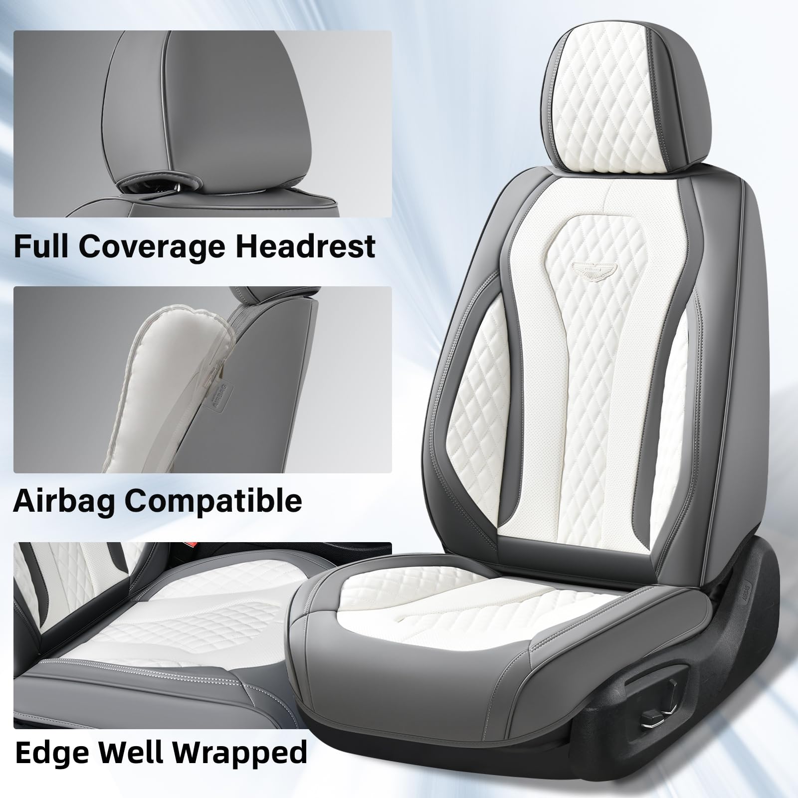 Coverado Seat Covers, Car Seat Covers Front Seats, Car Seat Cover, Waterproof Car Seat Covers, Car Seat Cushion, Front Car Seat