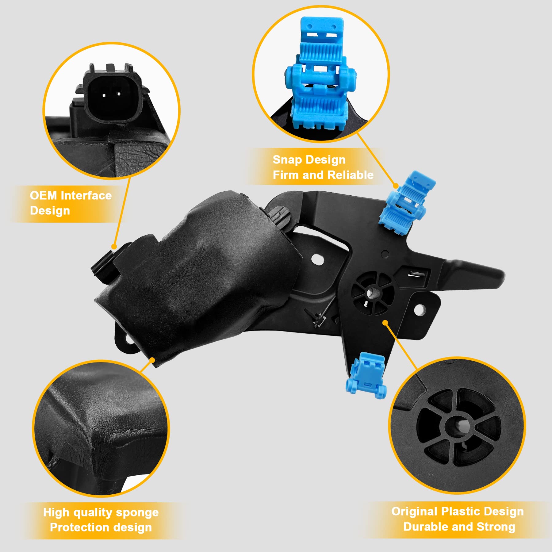 Rear Gate Powered Tailgate Lock Actuator Compatible With 2017-2021 Ford F150 F250 F350 Replace Oe# Gc3Z9943170E